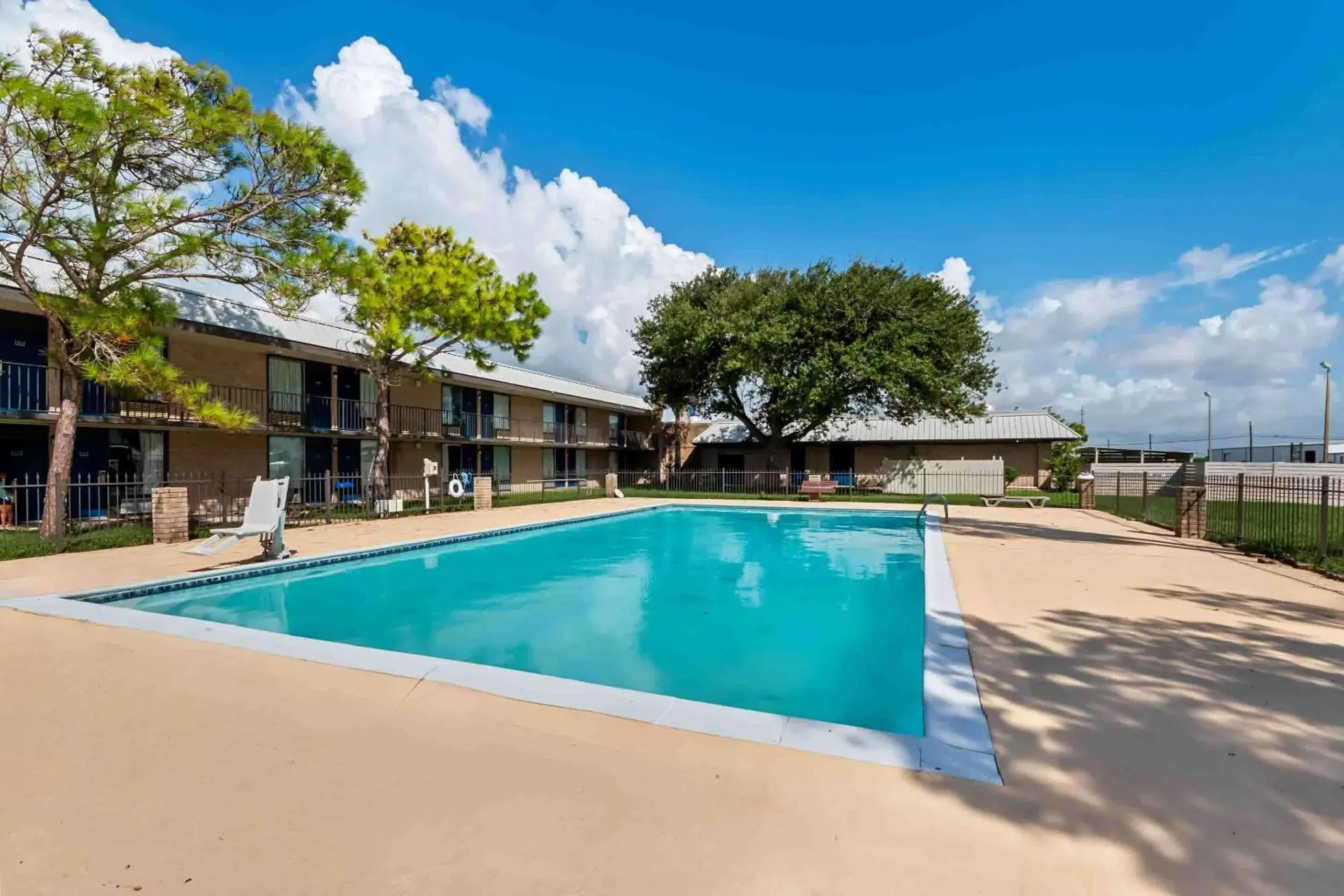 Pool view in Studio 6 Port Lavaca, TX Pool view in Studio 6 Port Lavaca, TX
