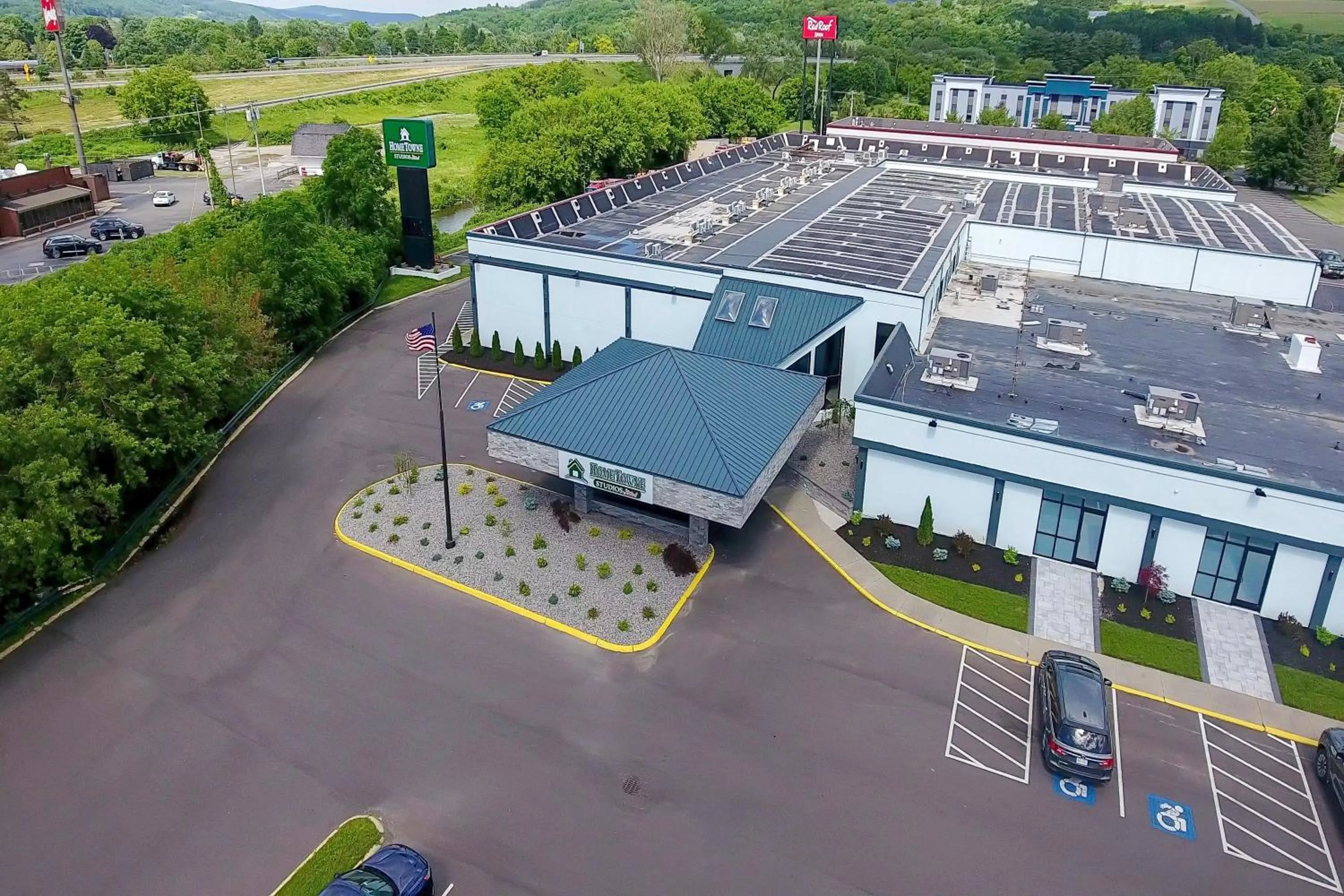 Bird's eye view in HomeTowne Studios by Red Roof & Conference Center Cortland