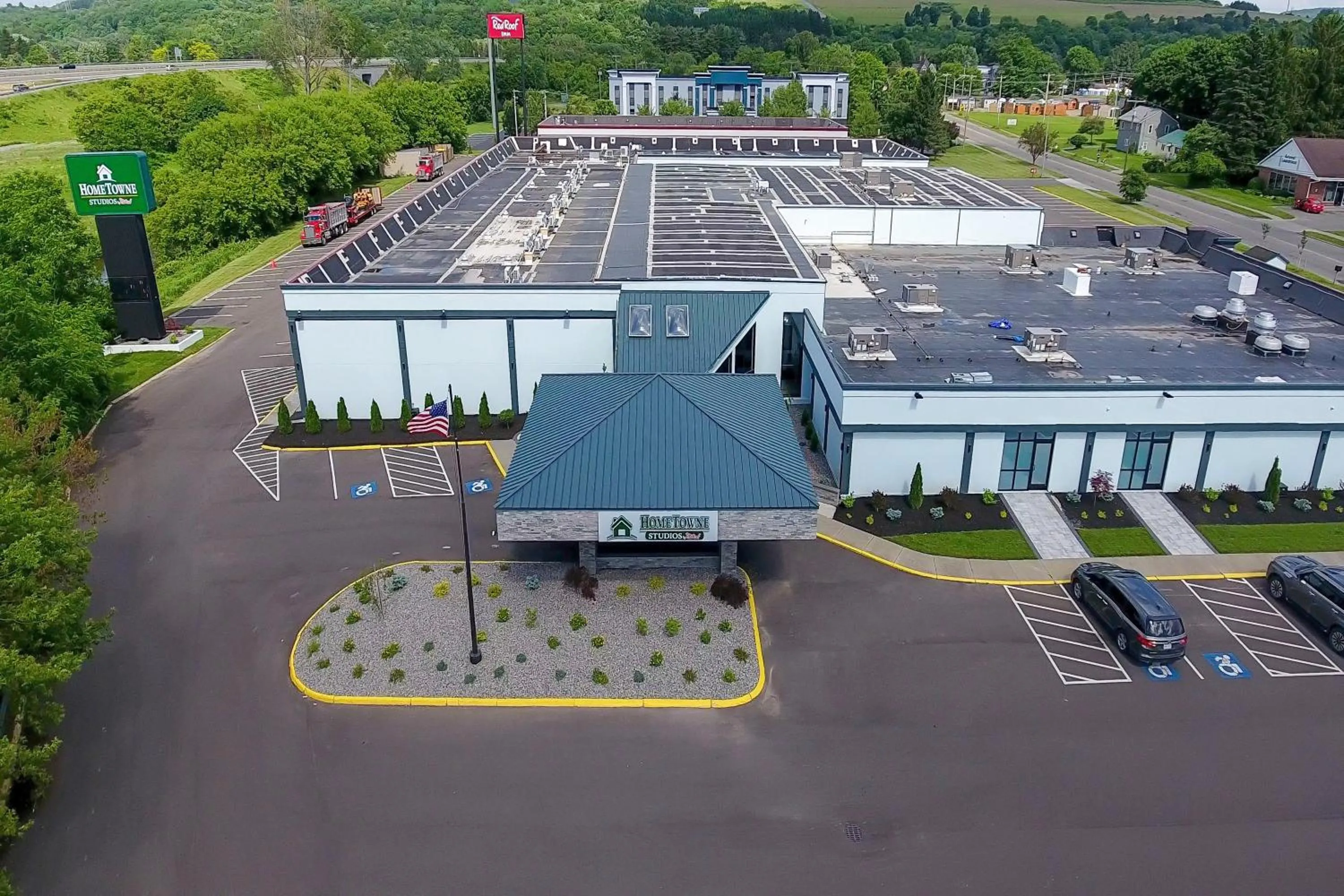Bird's eye view in HomeTowne Studios by Red Roof & Conference Center Cortland