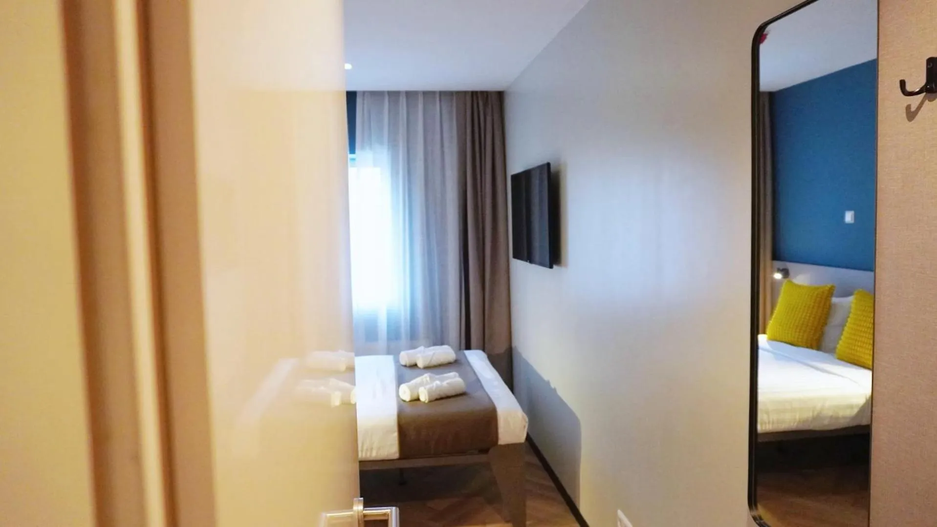 Bed in Hotel Fogo Amsterdam