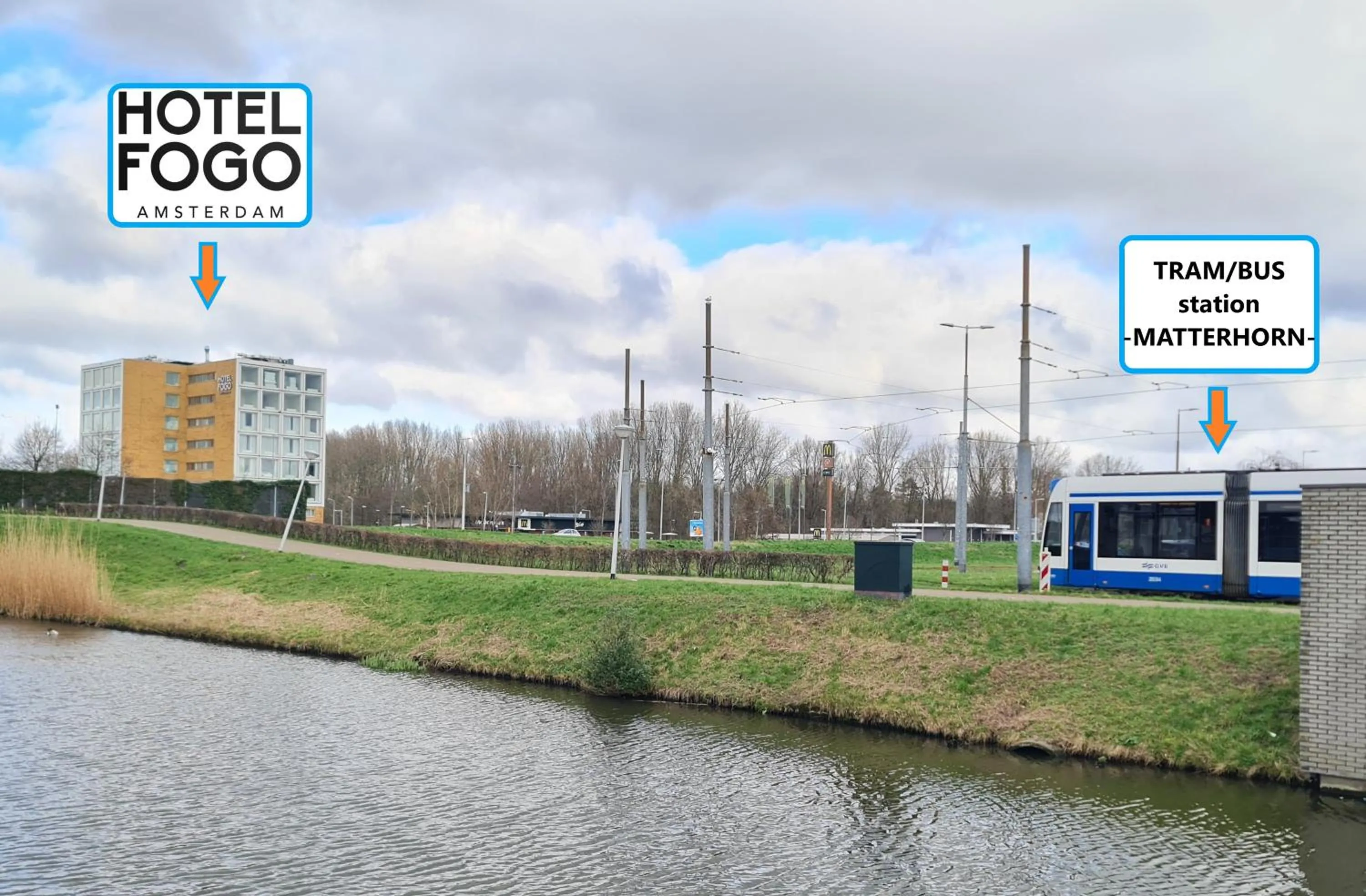 Property building in Hotel Fogo Amsterdam