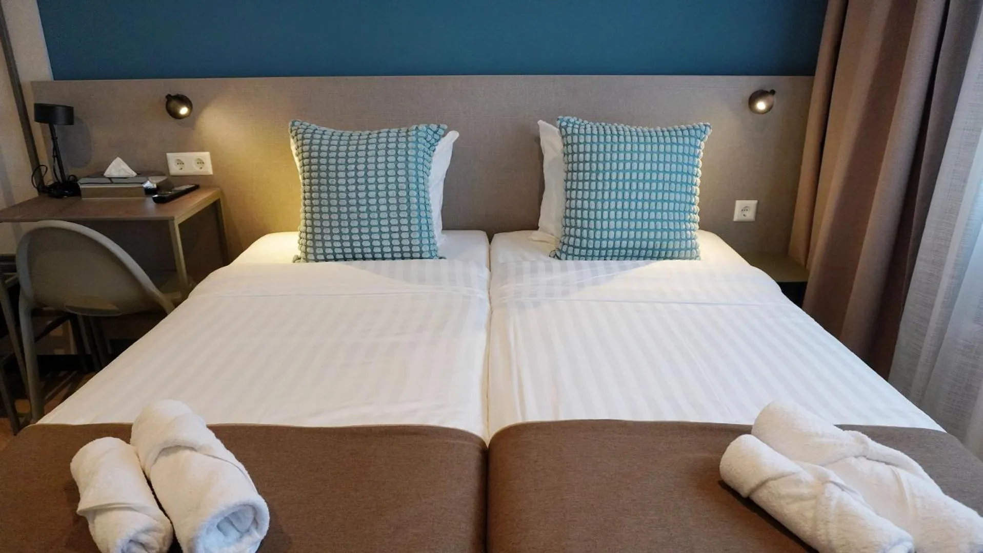 Bed in Hotel Fogo Amsterdam