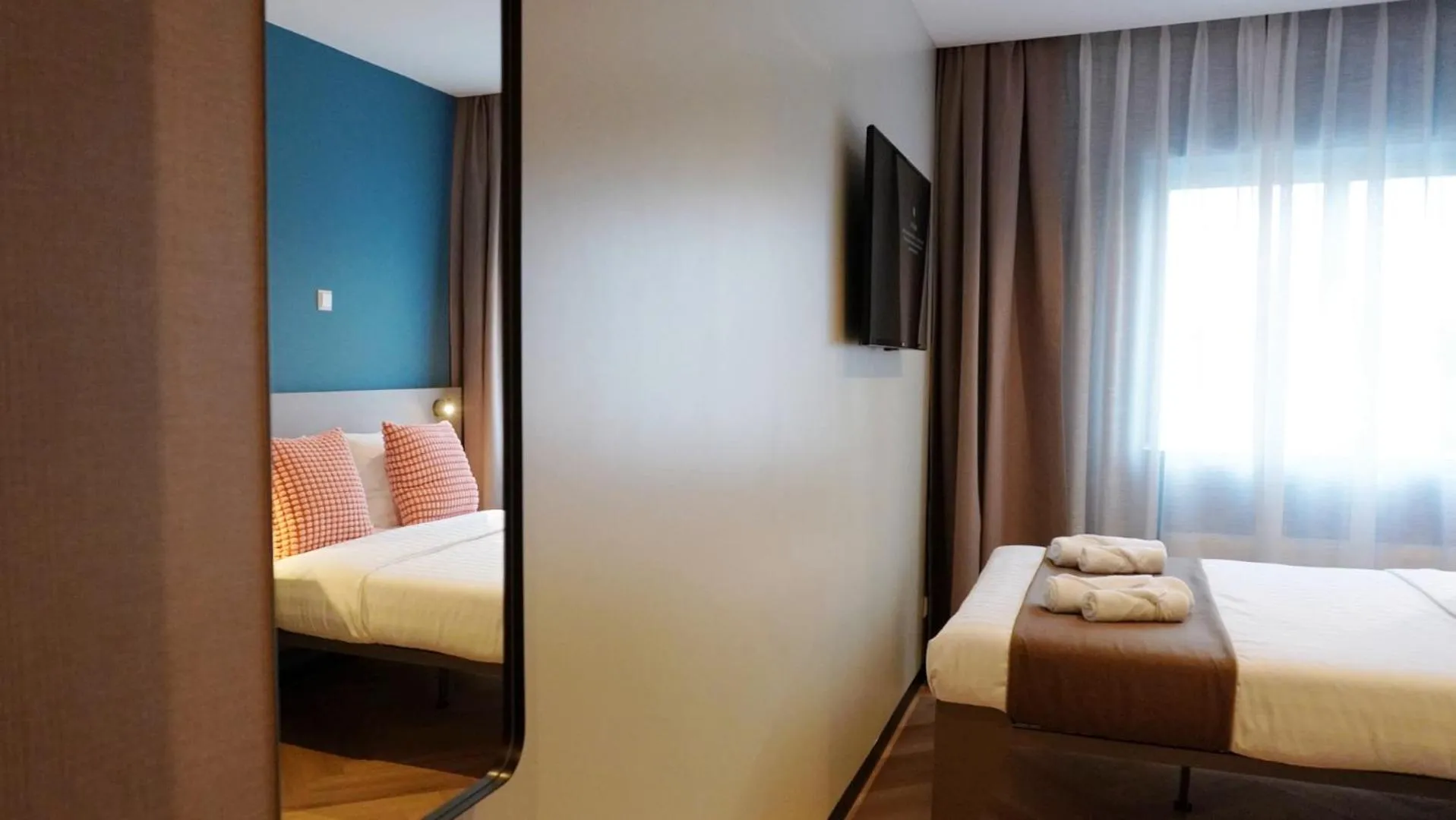 Bed in Hotel Fogo Amsterdam