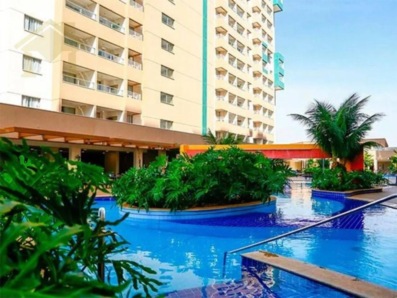 Garden view in Olimpia Park resort