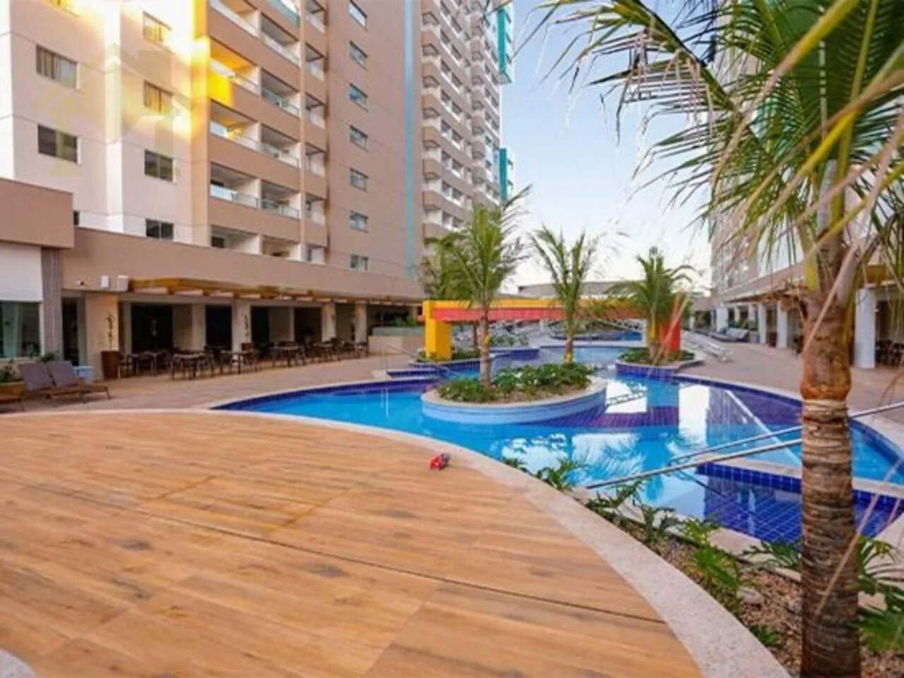 Pool view in Olimpia Park resort