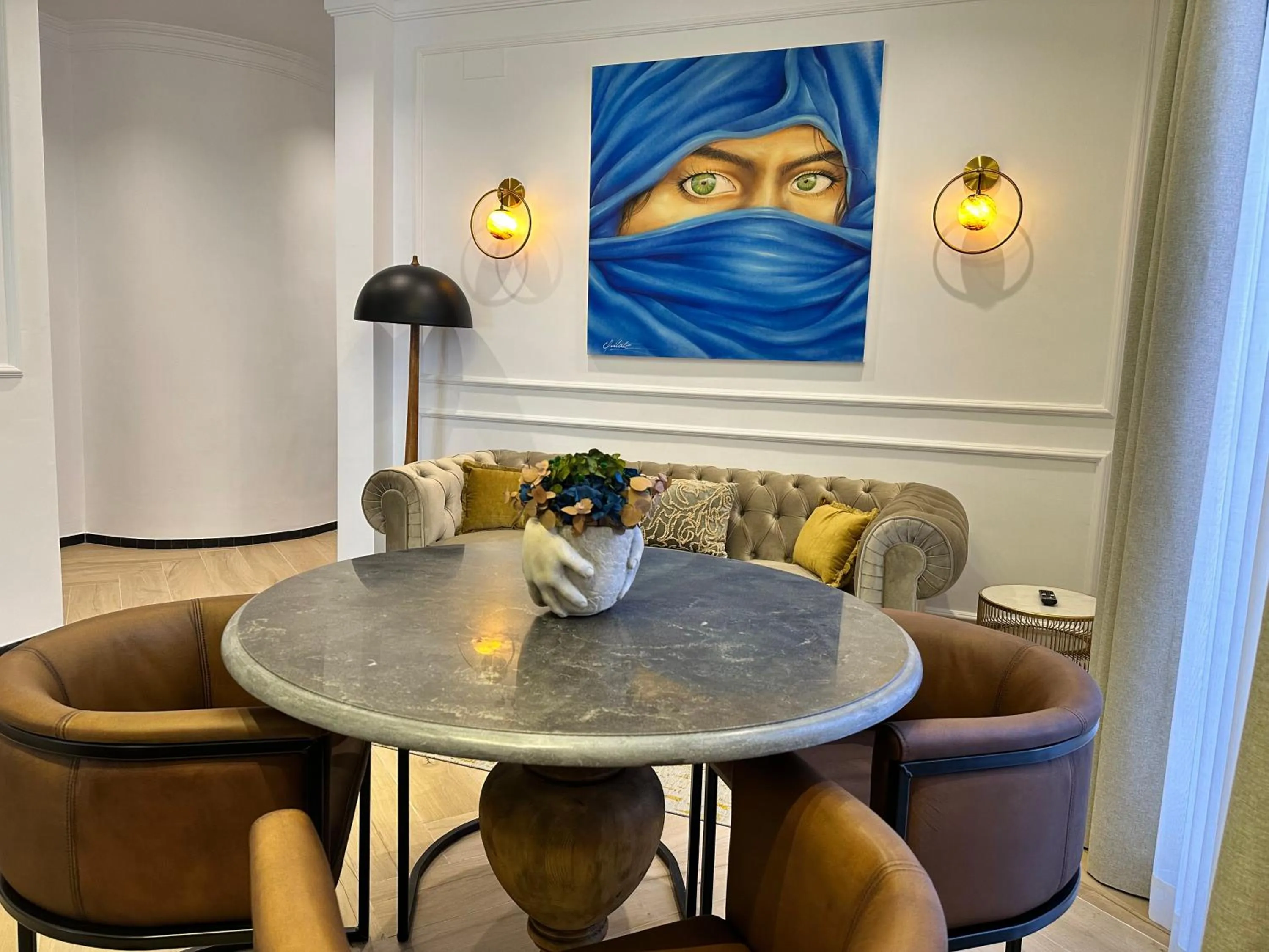 Living room in Bubaqia House - Suites Boutique