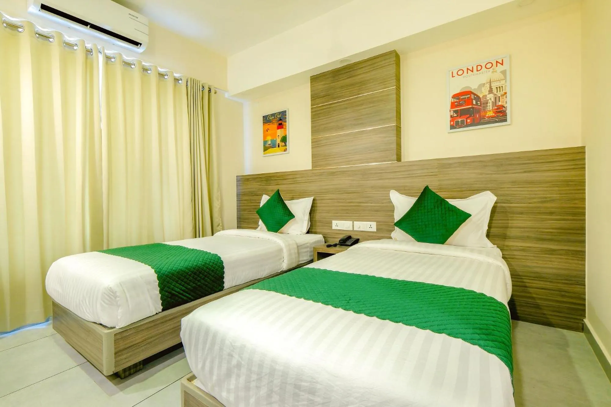 Bed in The Heartland Business Hotel