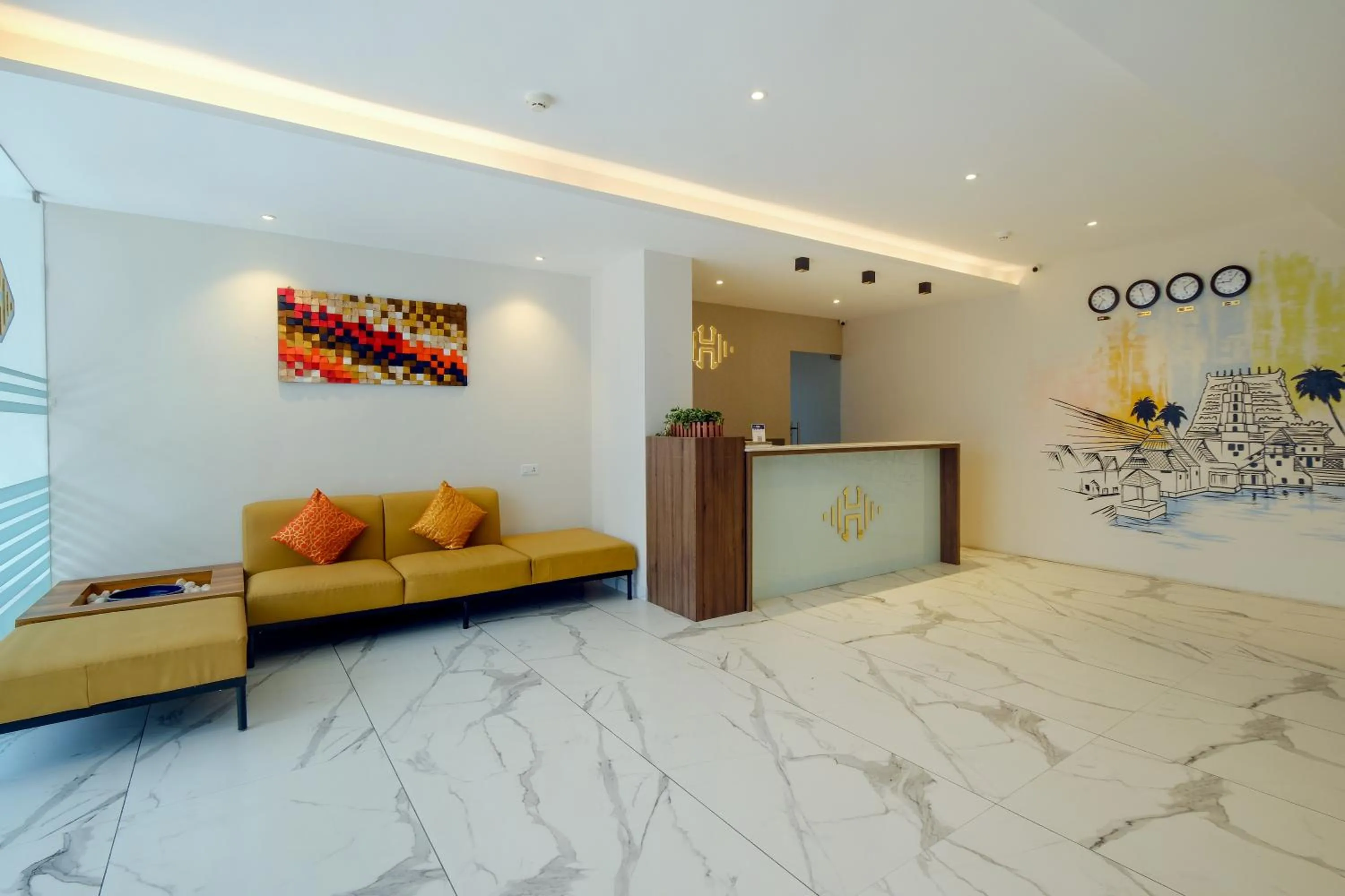 Seating area in The Heartland Business Hotel