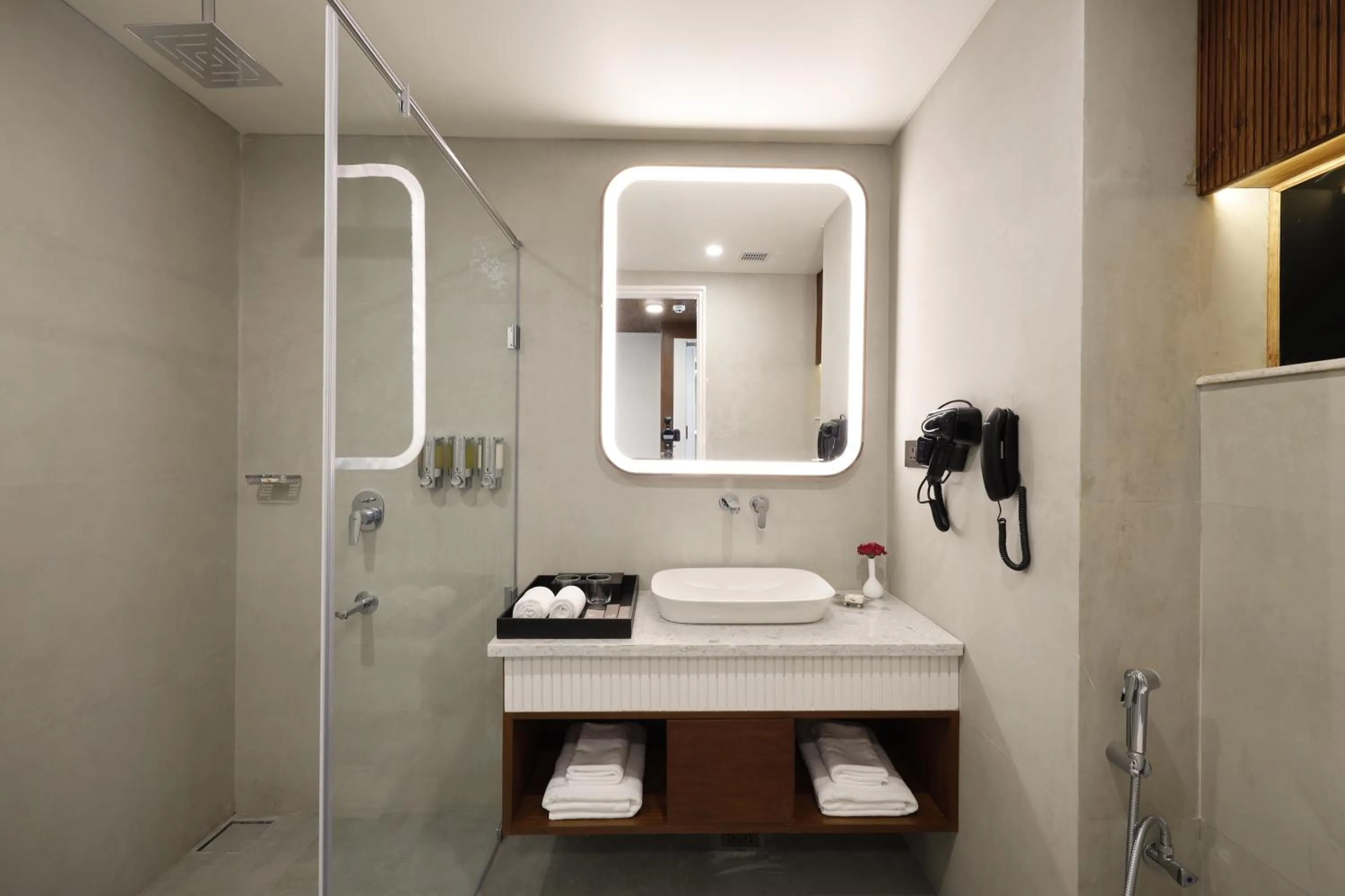 Bathroom in juSTa Hollow Oak, Mussoorie