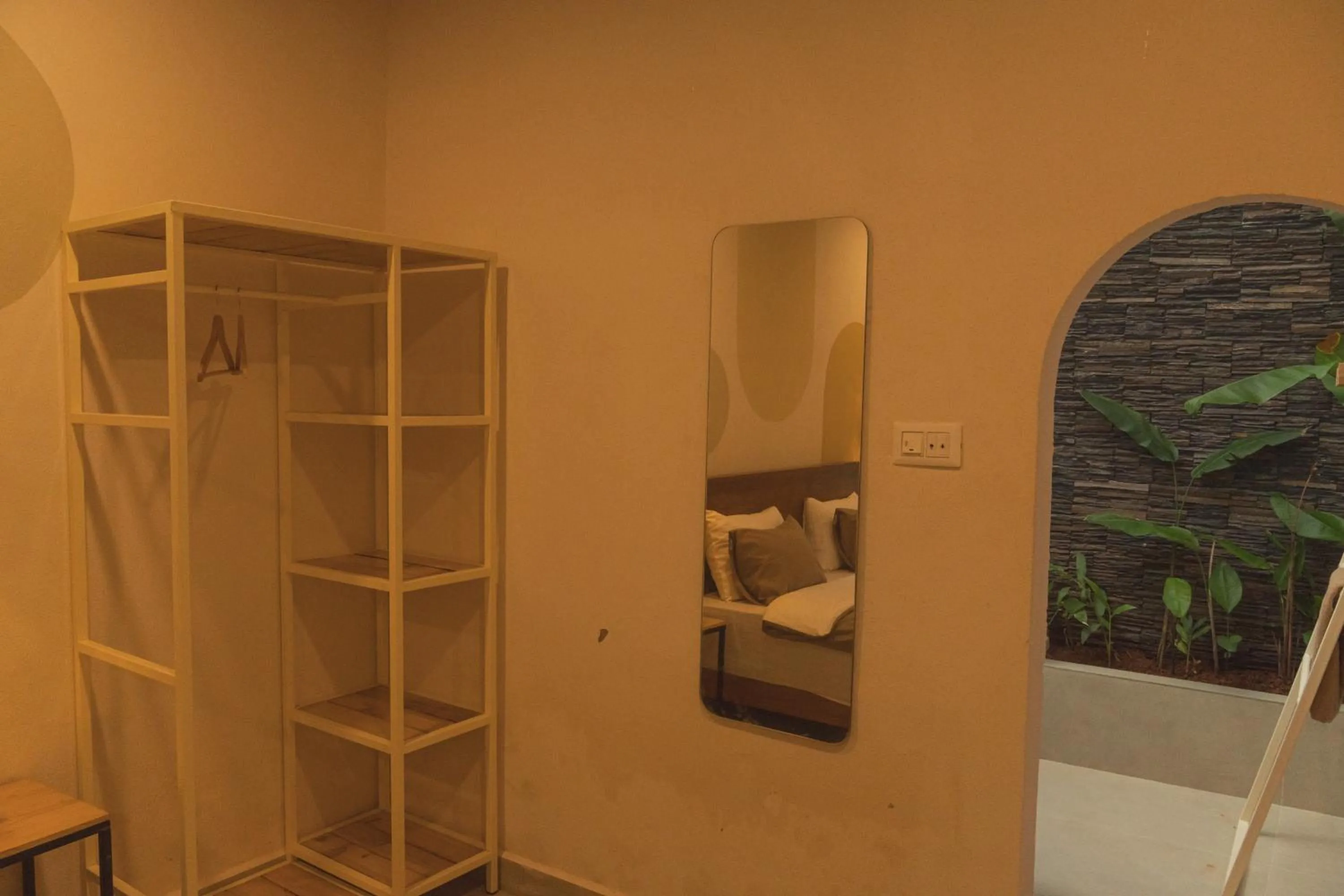 Bedroom in Sunset Cafe Beach Stay