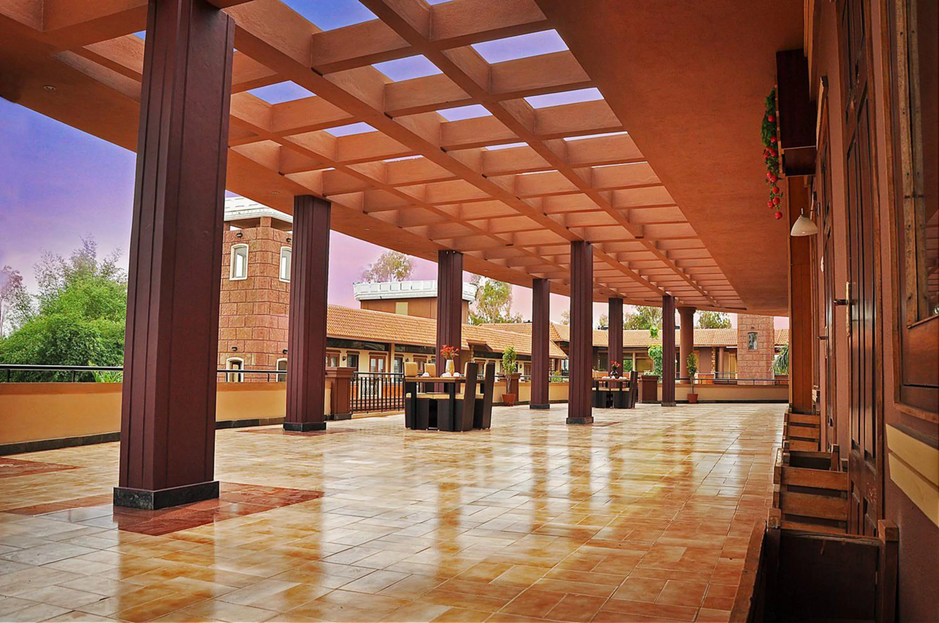 Patio in Hudson Hotels