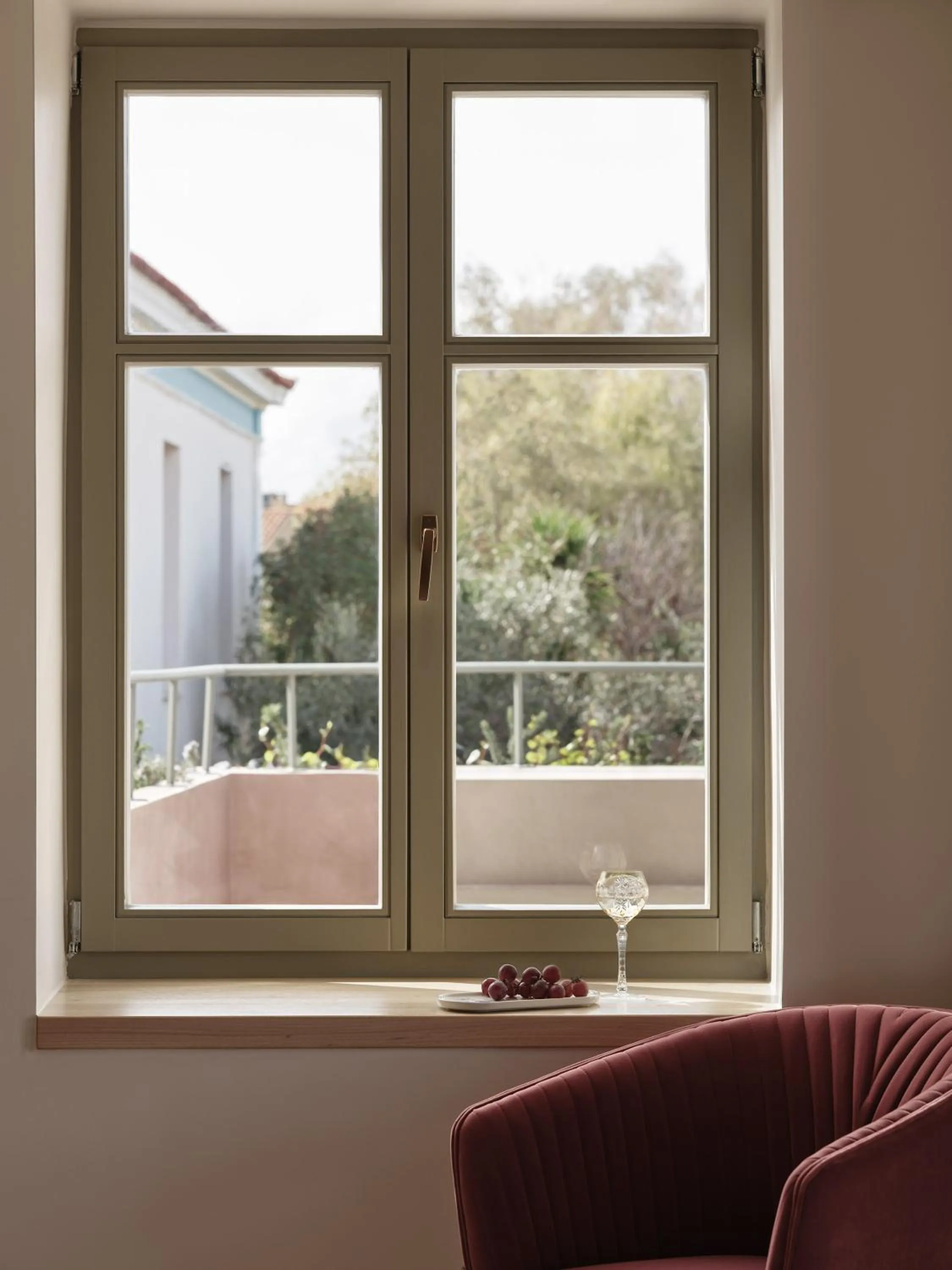 Seating area in Domus Blanc Boutique Hotel