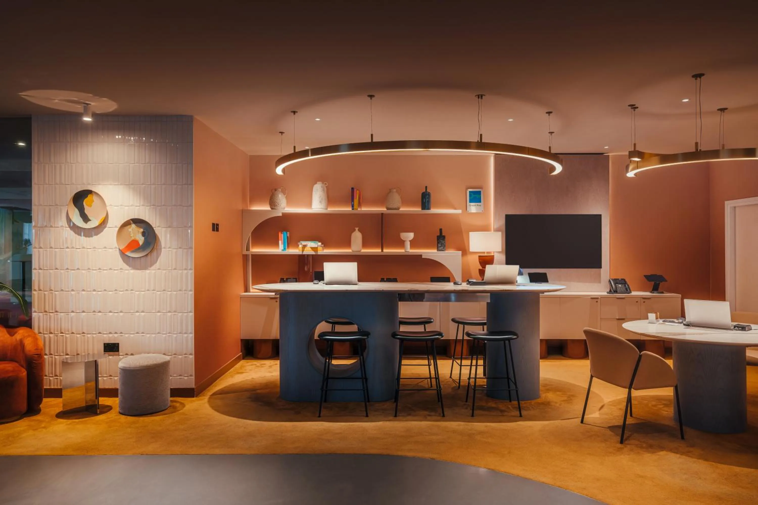 Lobby or reception in ibis London Earls Court