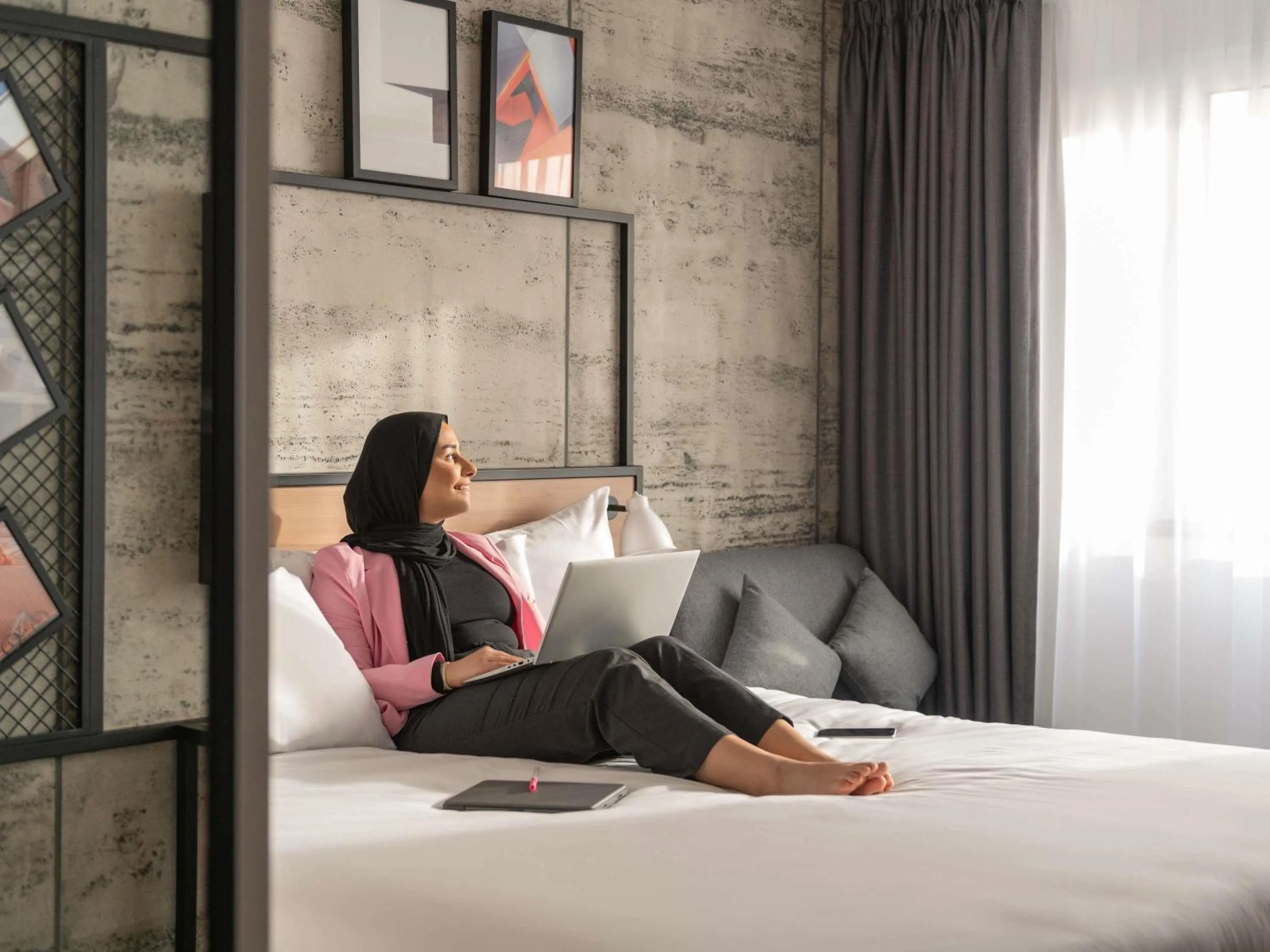 Bedroom, Bed in ibis London Earls Court