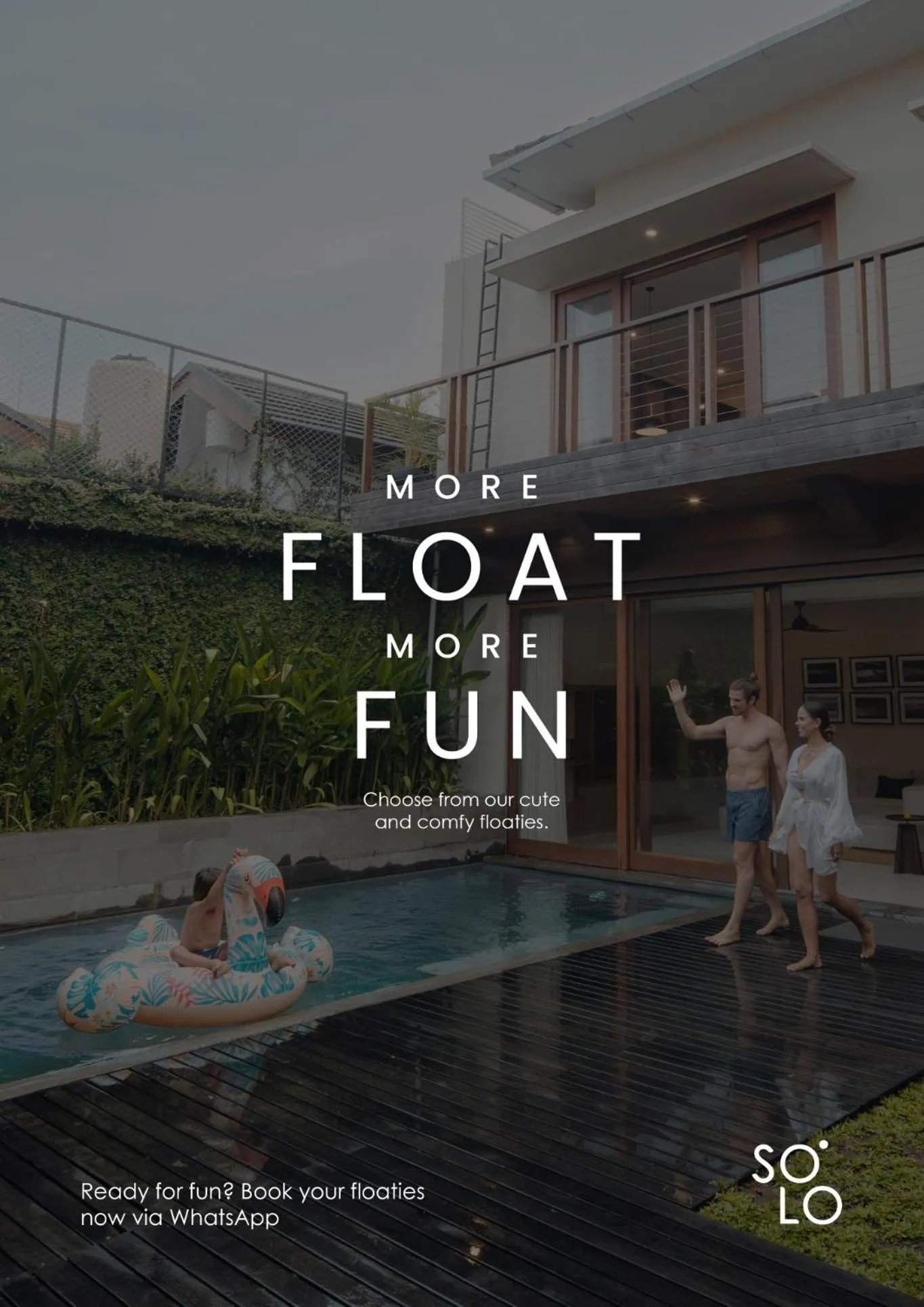 Text overlay in Kolila Villa Seminyak by Ini Vie Hospitality
