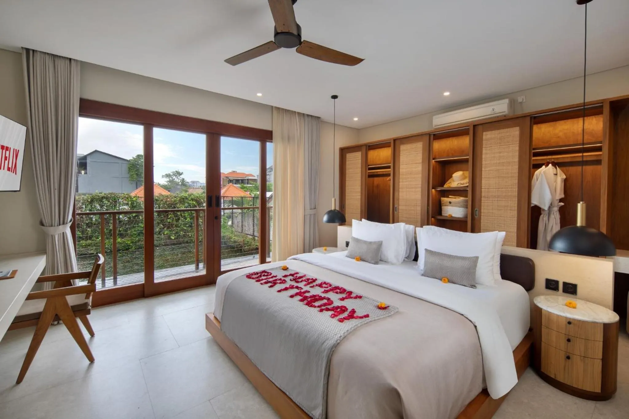 View (from property/room), Bed in Kolila Villa Seminyak by Ini Vie Hospitality