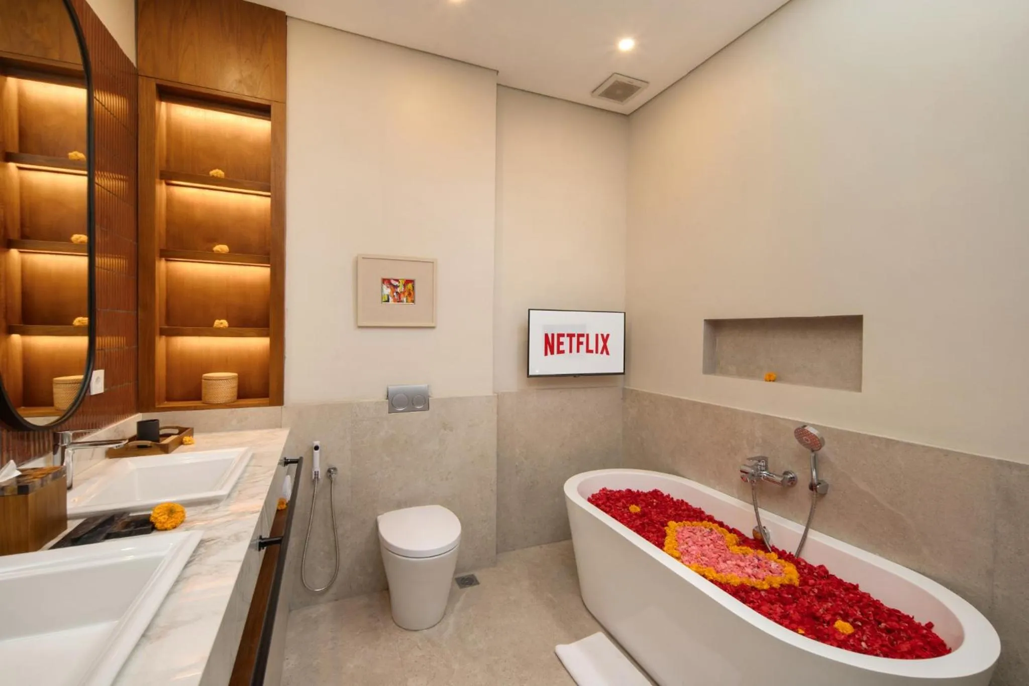 Bathroom in Kolila Villa Seminyak by Ini Vie Hospitality