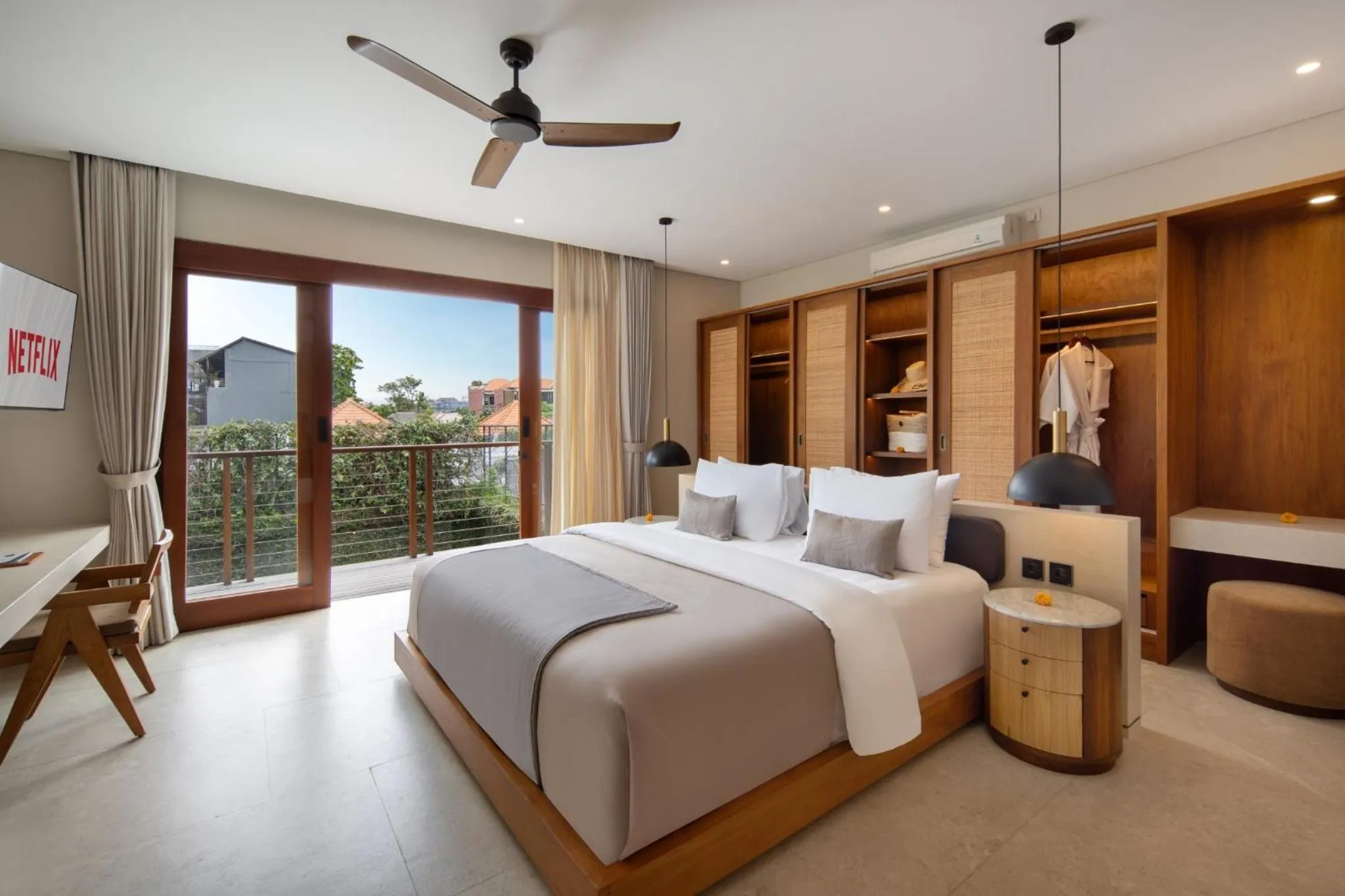 Bedroom, Bed in Kolila Villa Seminyak by Ini Vie Hospitality