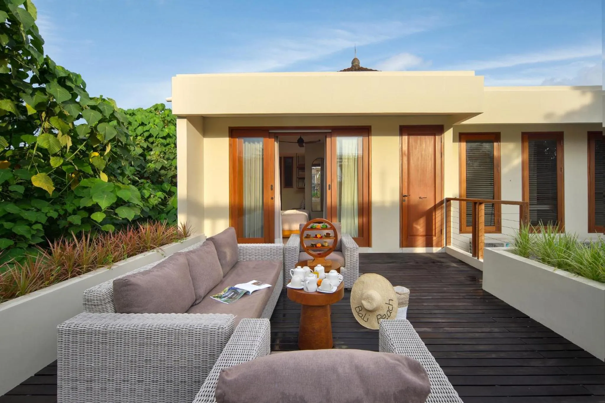 Balcony/Terrace in Kolila Villa Seminyak by Ini Vie Hospitality