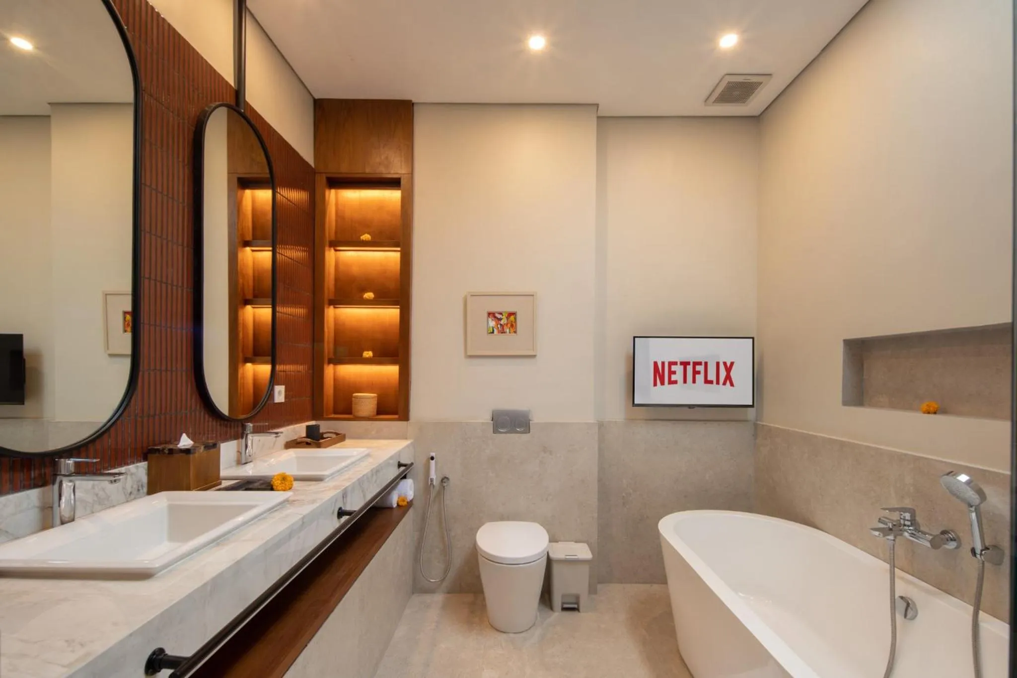 Bathroom in Kolila Villa Seminyak by Ini Vie Hospitality