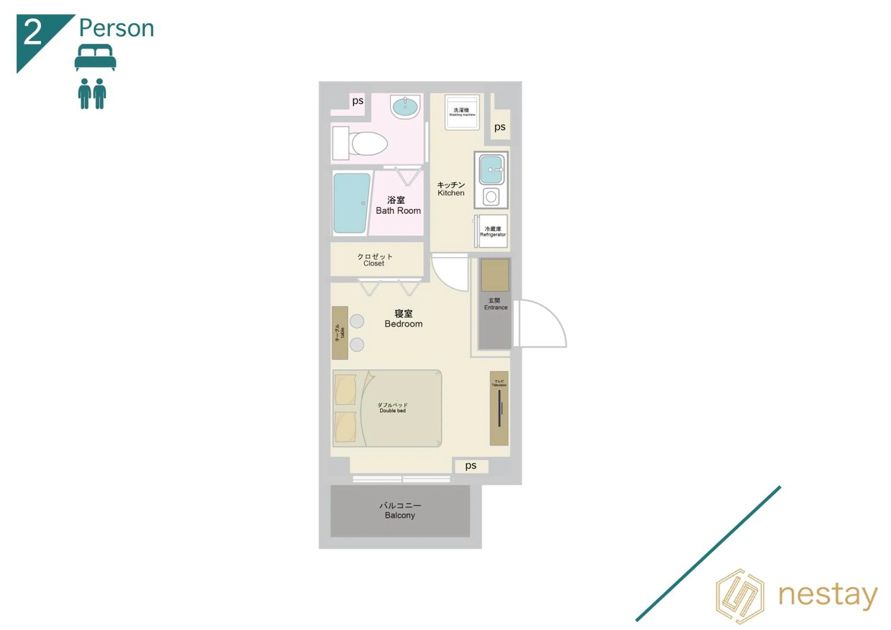 nestay apartment osaka ebisu