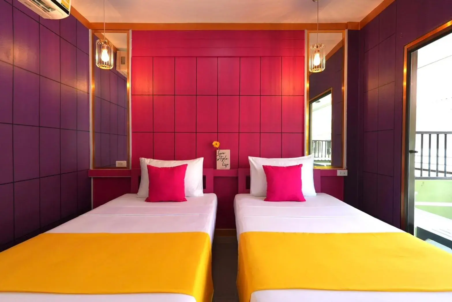 Bedroom, Bed in LOVE beach club Koh Samui Bedroom, Bed in LOVE beach club Koh Samui