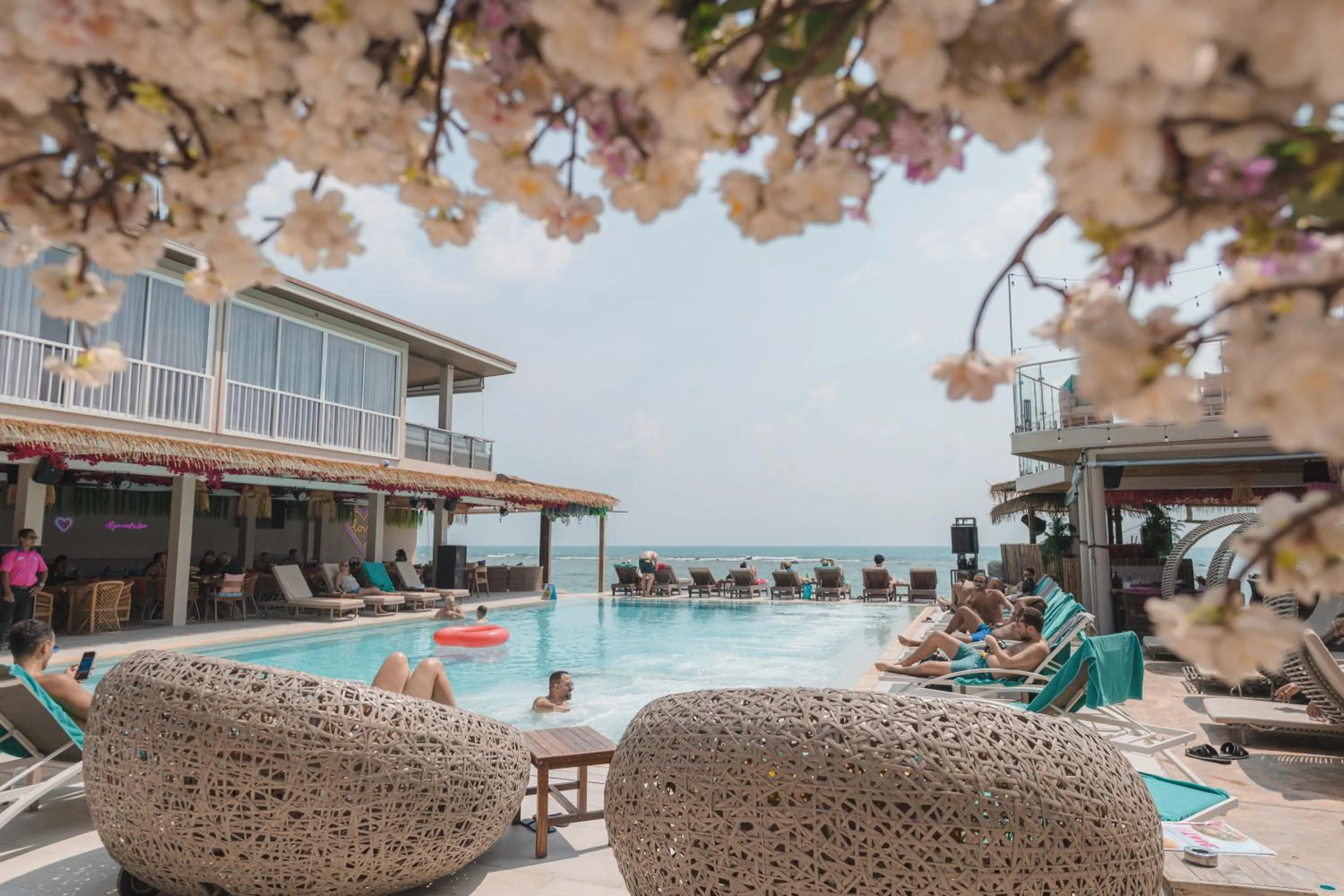 Swimming pool in LOVE beach club Koh Samui