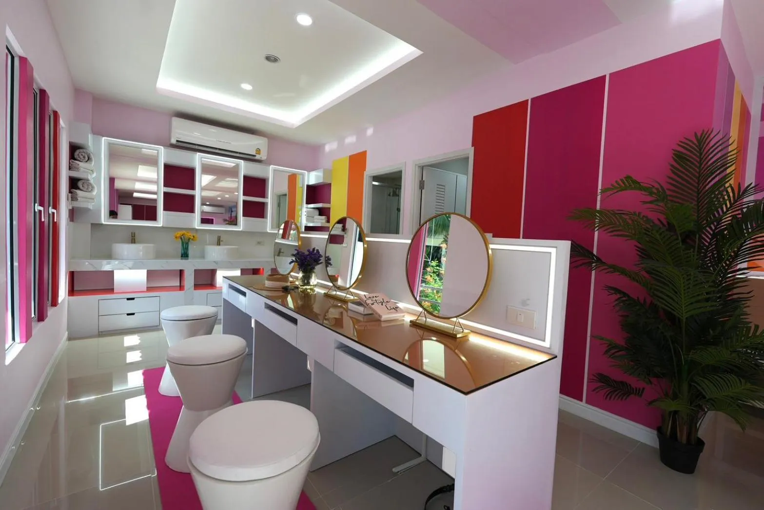 Bathroom in LOVE beach club Koh Samui