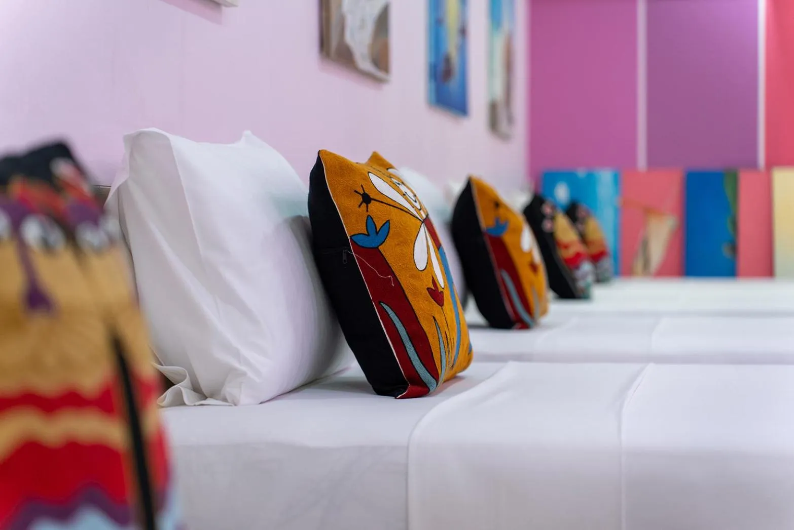 Bed in LOVE beach club Koh Samui