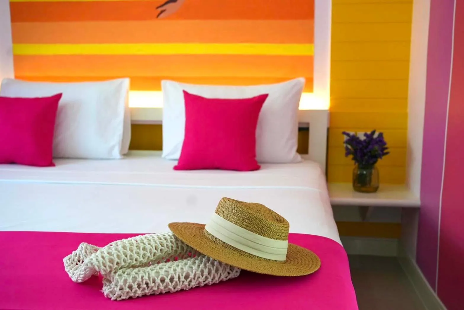 Bedroom, Bed in LOVE beach club Koh Samui