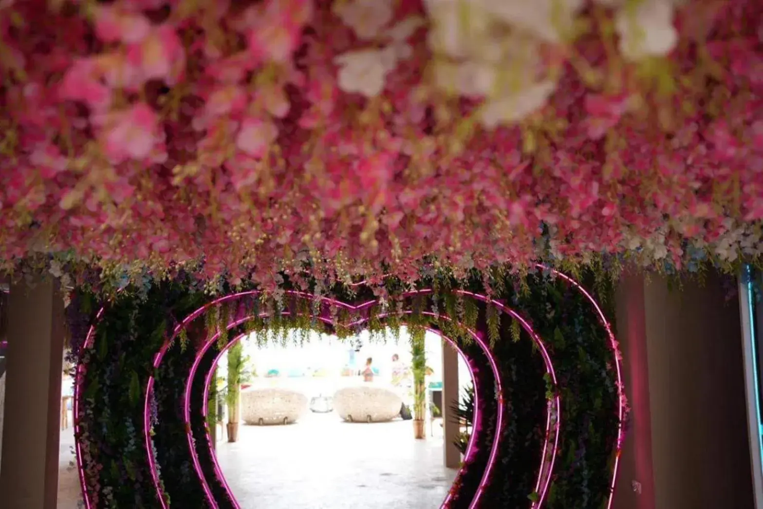 Garden view in LOVE beach club Koh Samui Garden view in LOVE beach club Koh Samui