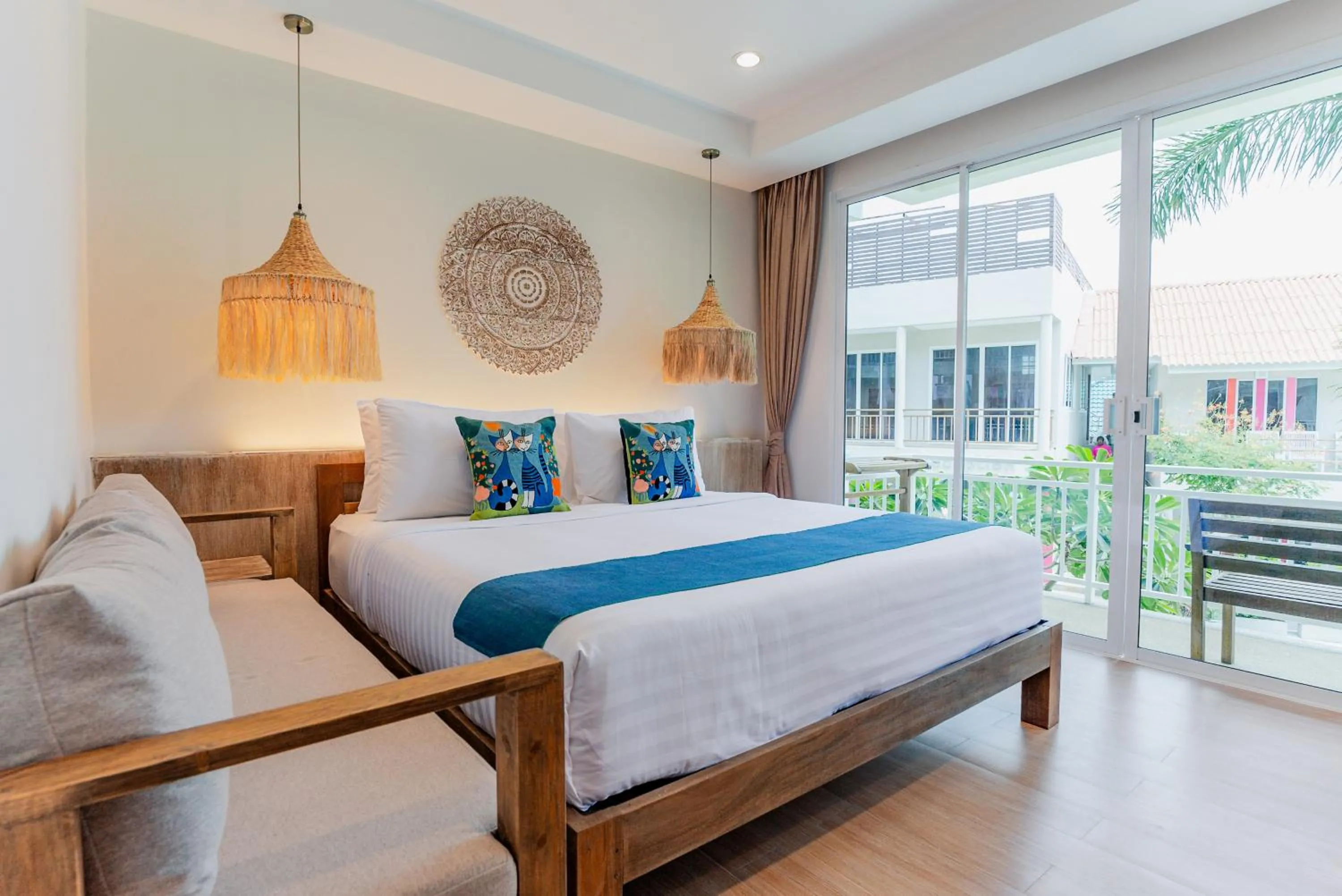 Bedroom, Bed in LOVE beach club Koh Samui