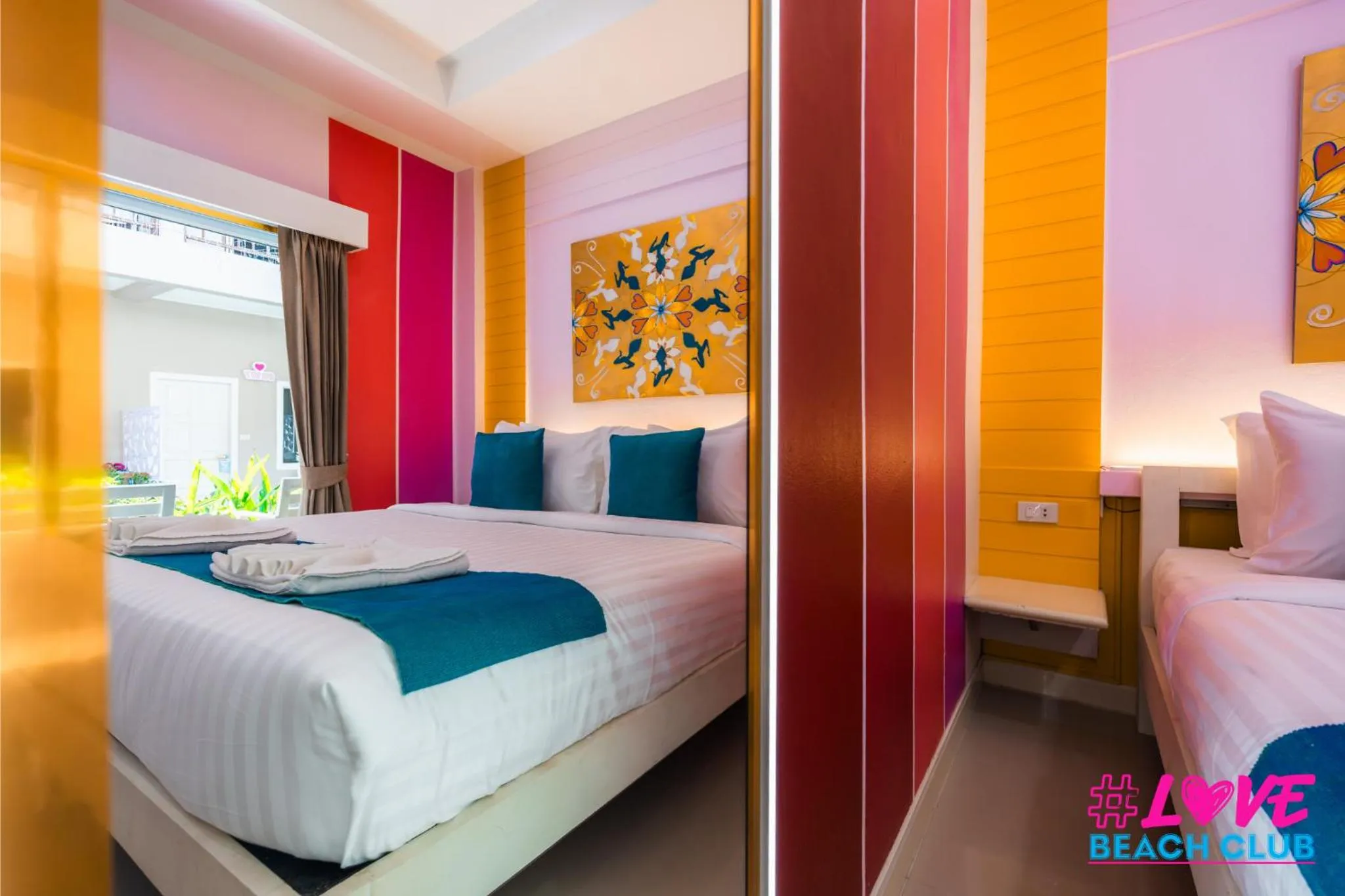 Bedroom, Bed in LOVE beach club Koh Samui