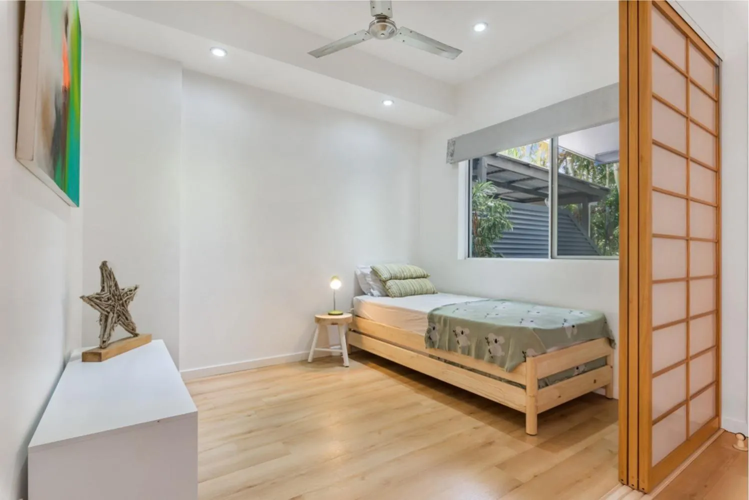 Bedroom, Bed in Pet Friendly Oasis By The River, Noosaville