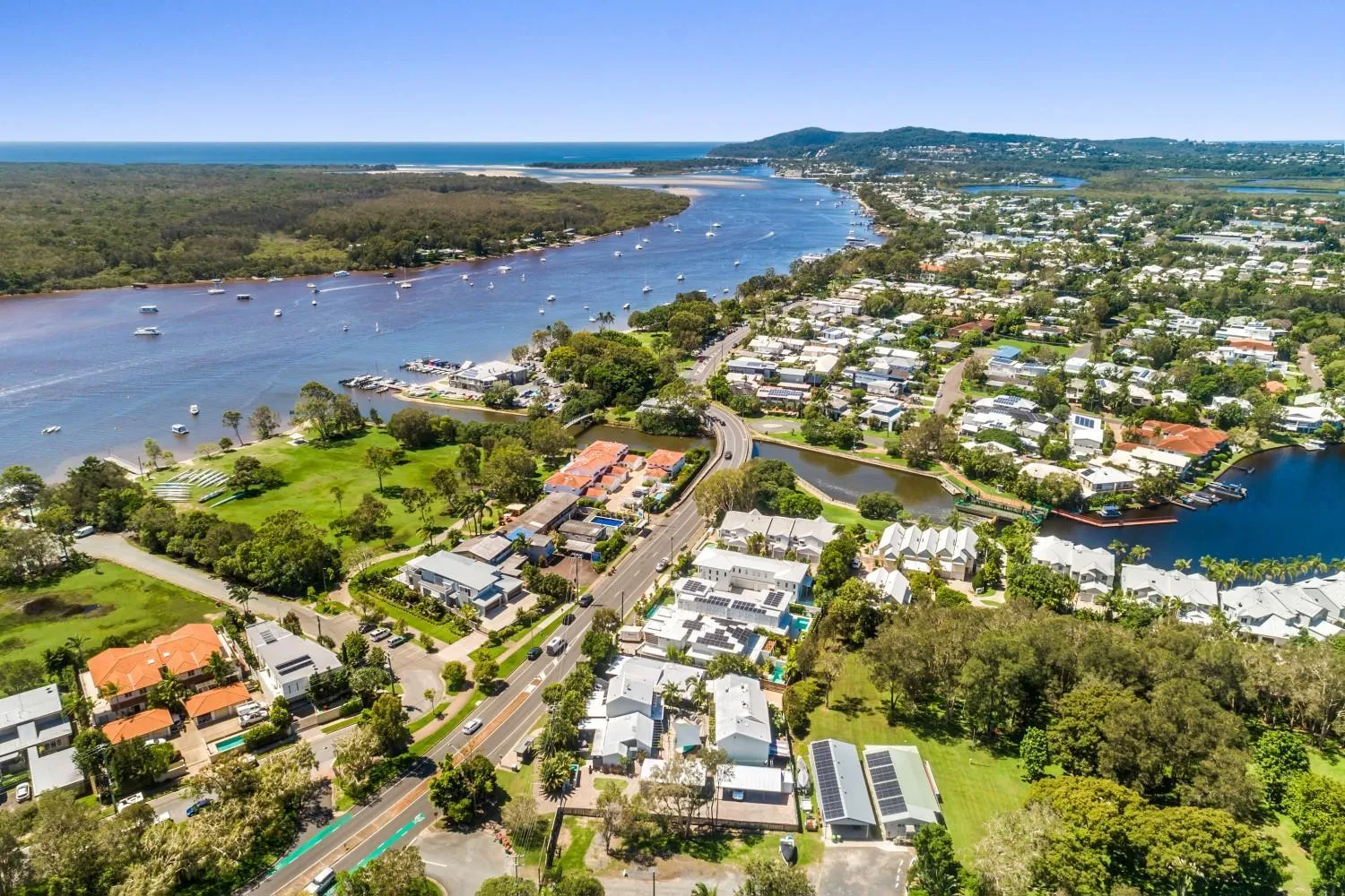 Bird's eye view in Pet Friendly Oasis By The River, Noosaville