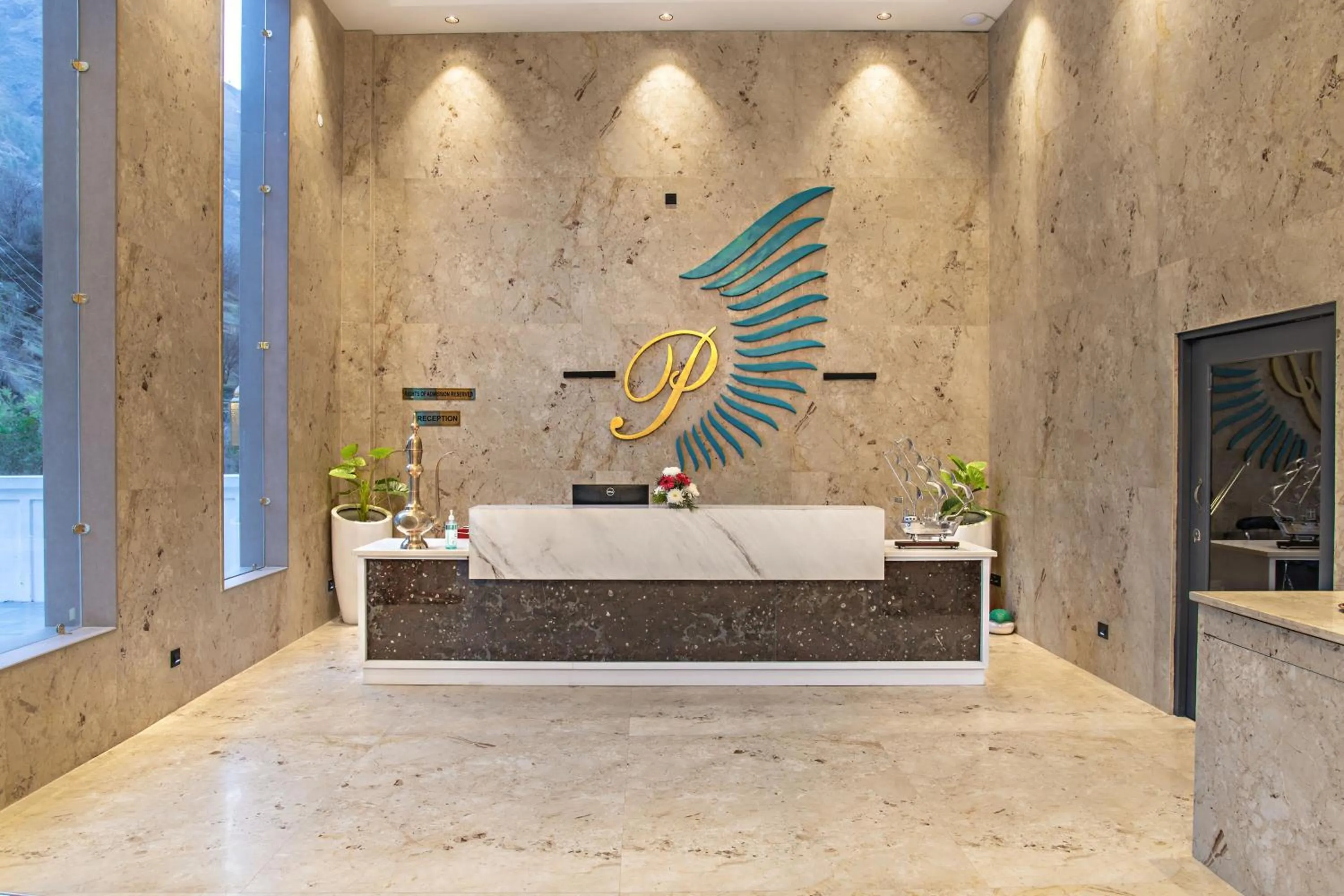 Lobby or reception in Echor Palm Bliss Riverside Resort & Spa Kasol