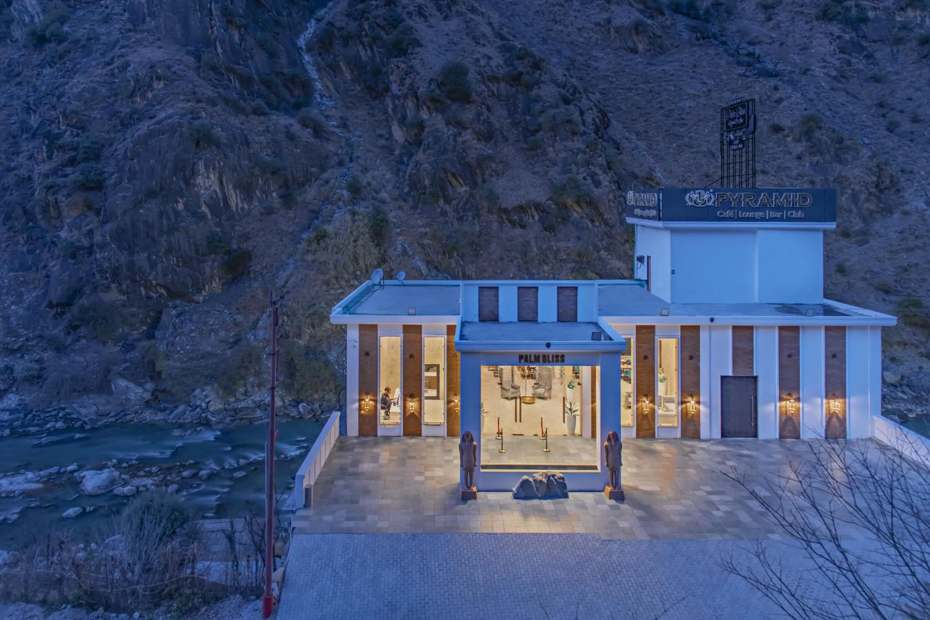 Property building in Echor Palm Bliss Riverside Resort & Spa Kasol