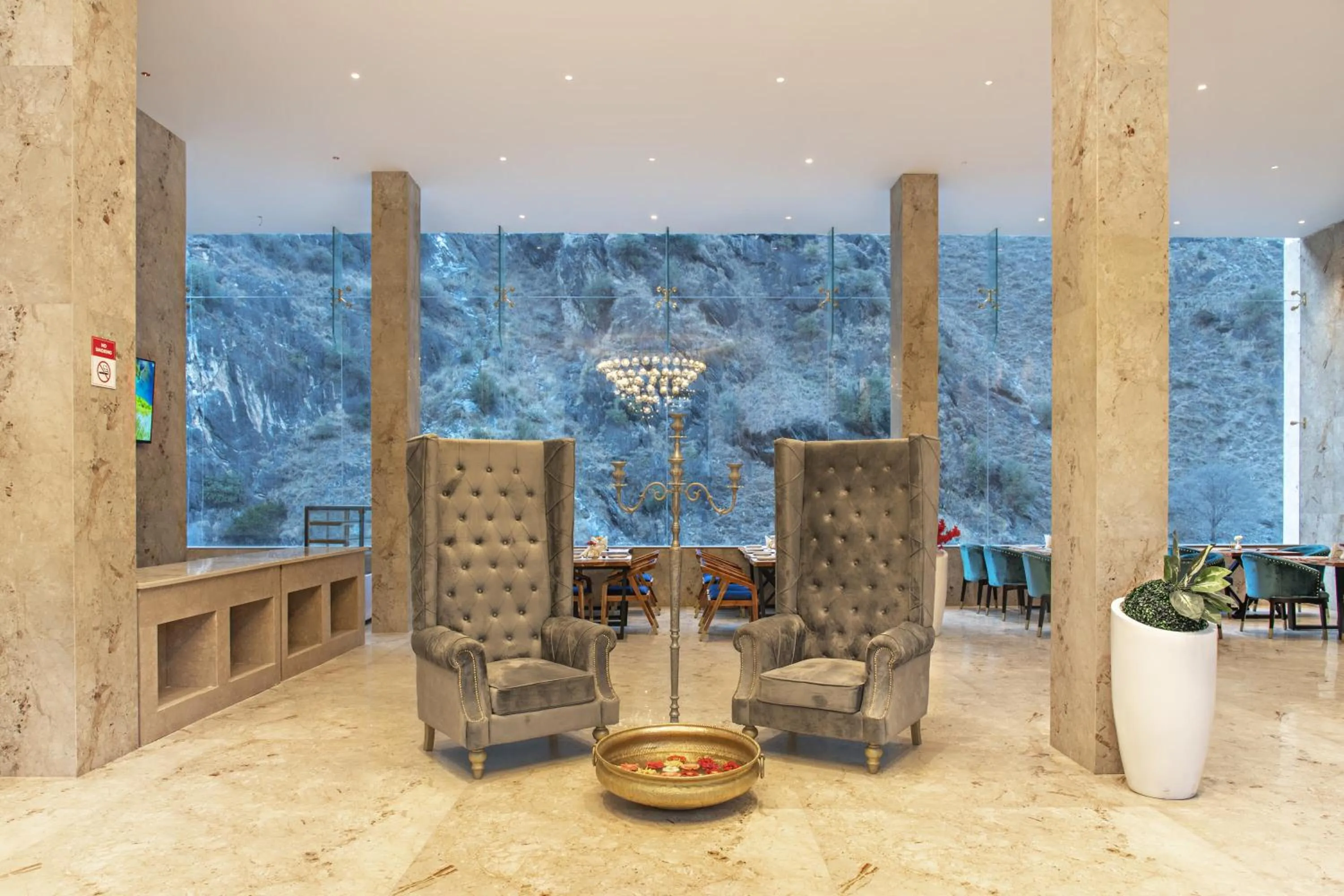 Lobby or reception in Echor Palm Bliss Riverside Resort & Spa Kasol