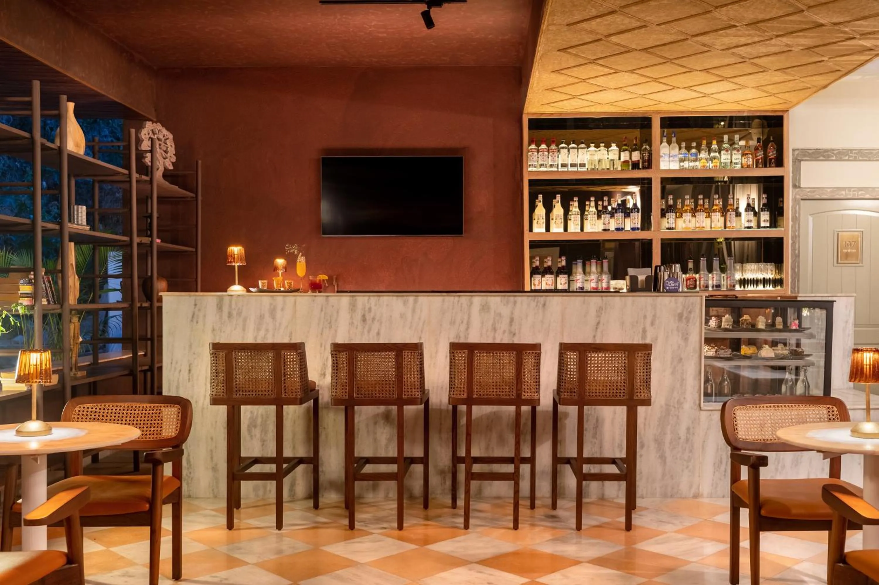 Lounge or bar in Manuscript - Jhilwara Haveli