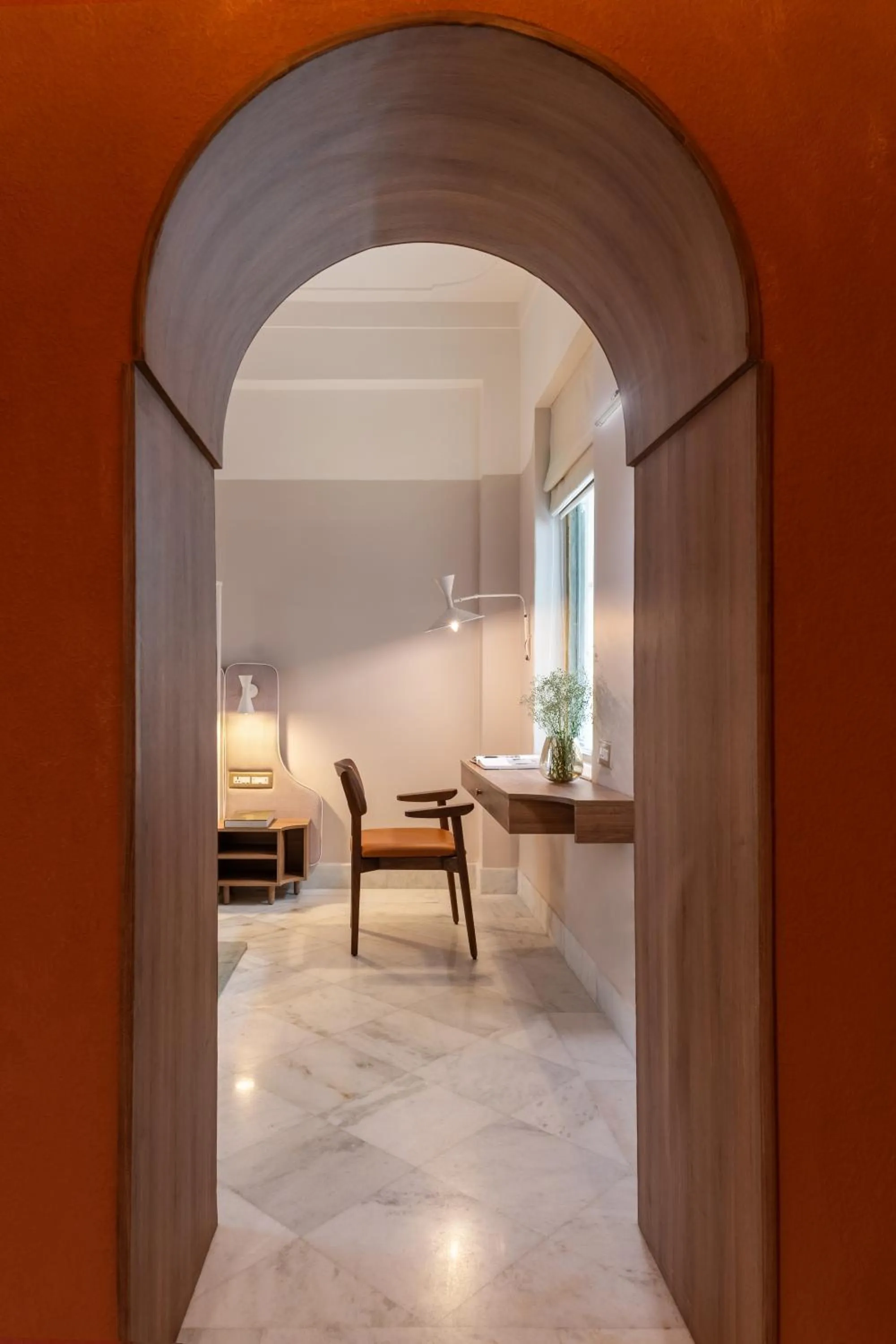 Bedroom, Bed in Manuscript - Jhilwara Haveli