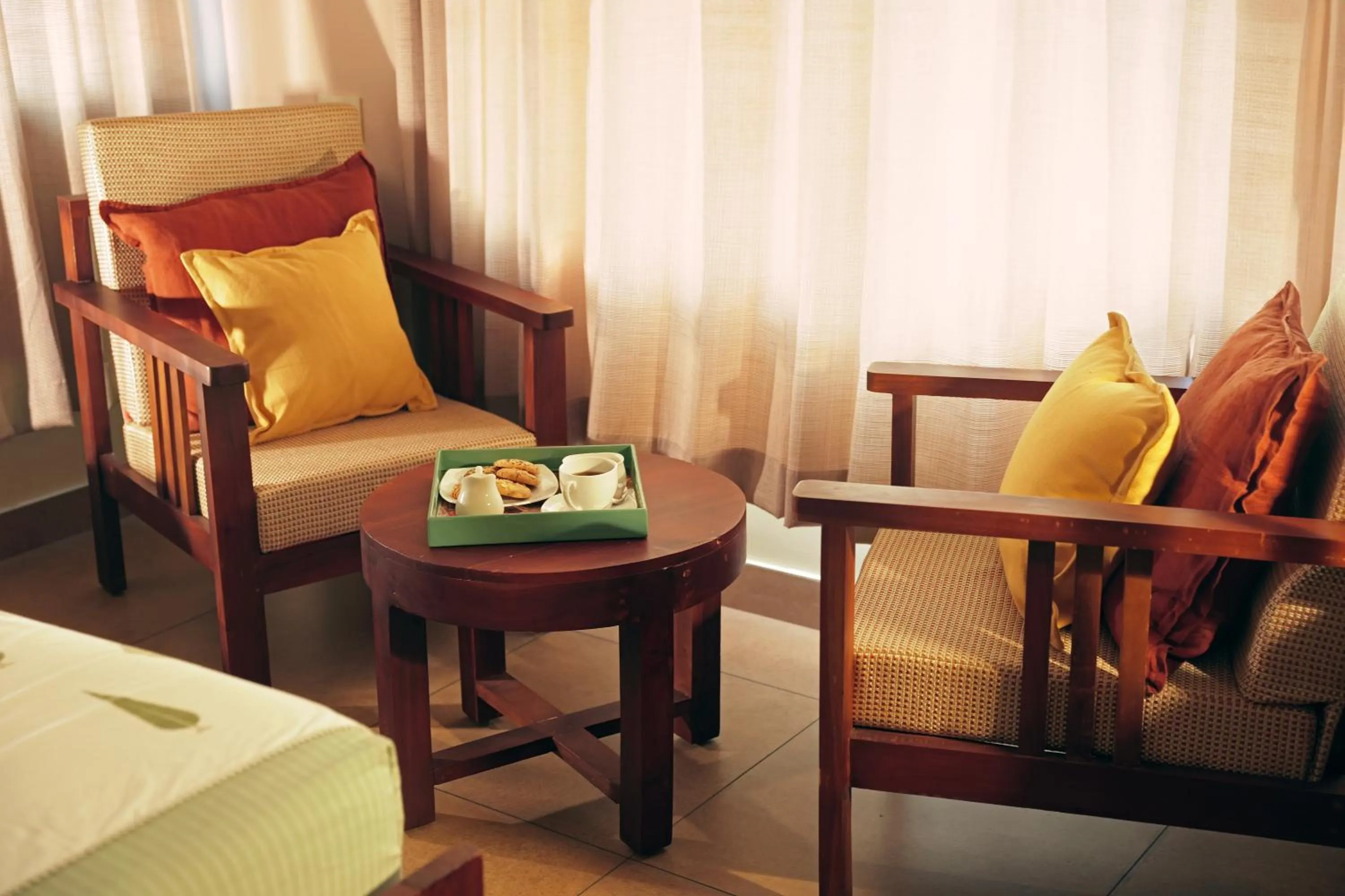 Seating area in Dutch Manor Boutique Hotel