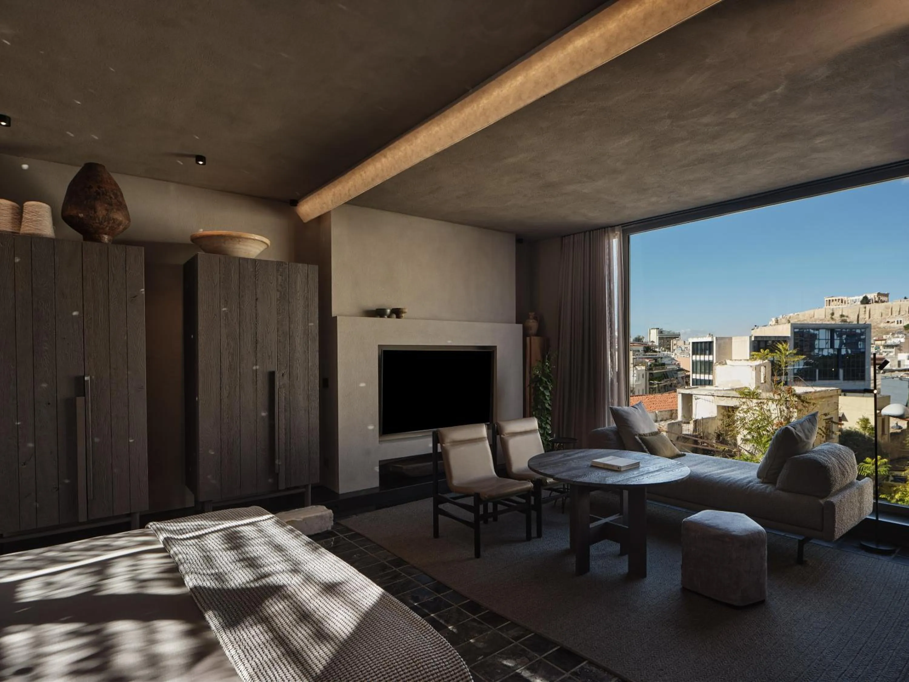 TV and multimedia, Bed in Monastik Living in Athina