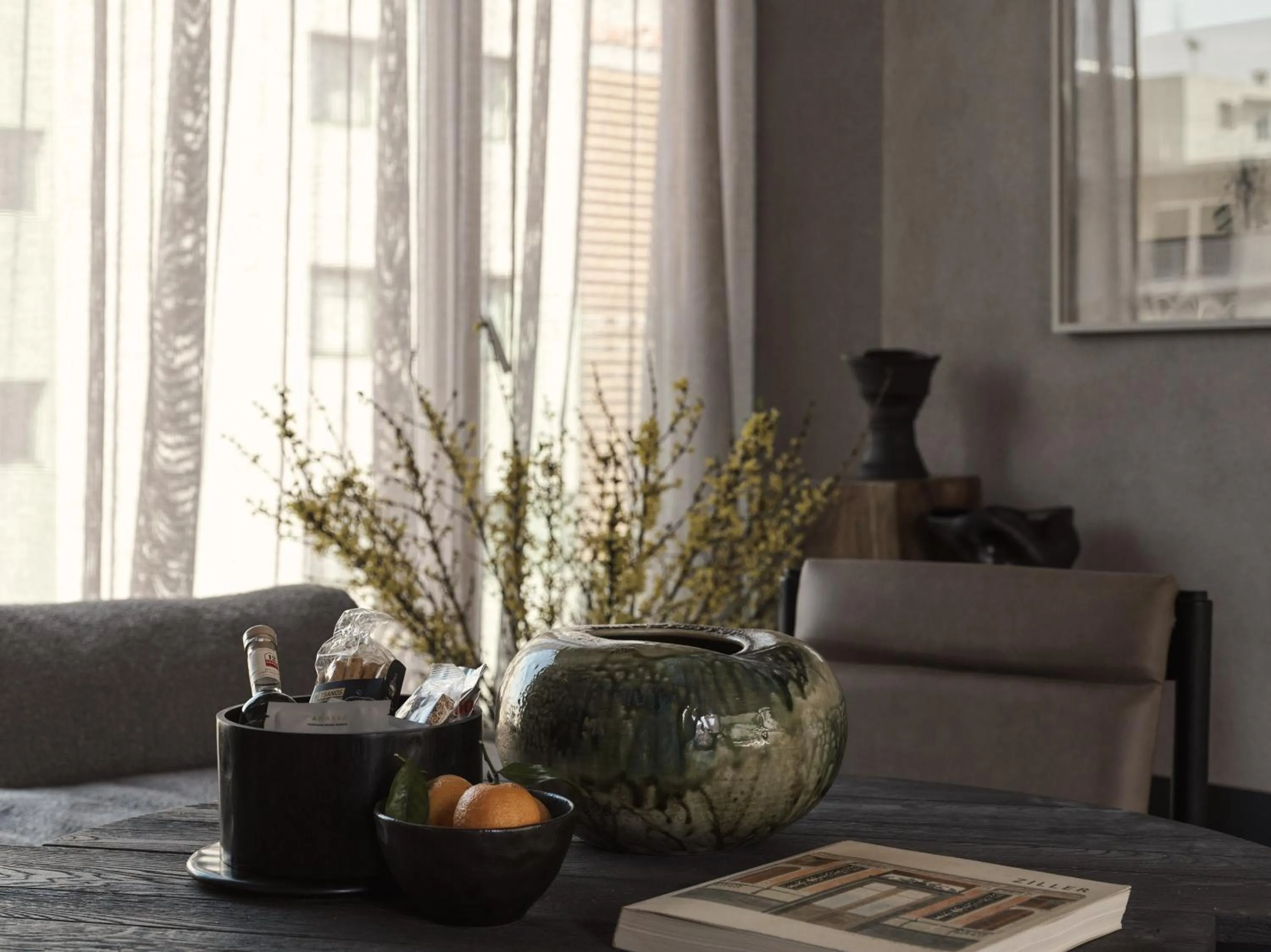 Decorative detail in Monastik Living in Athina