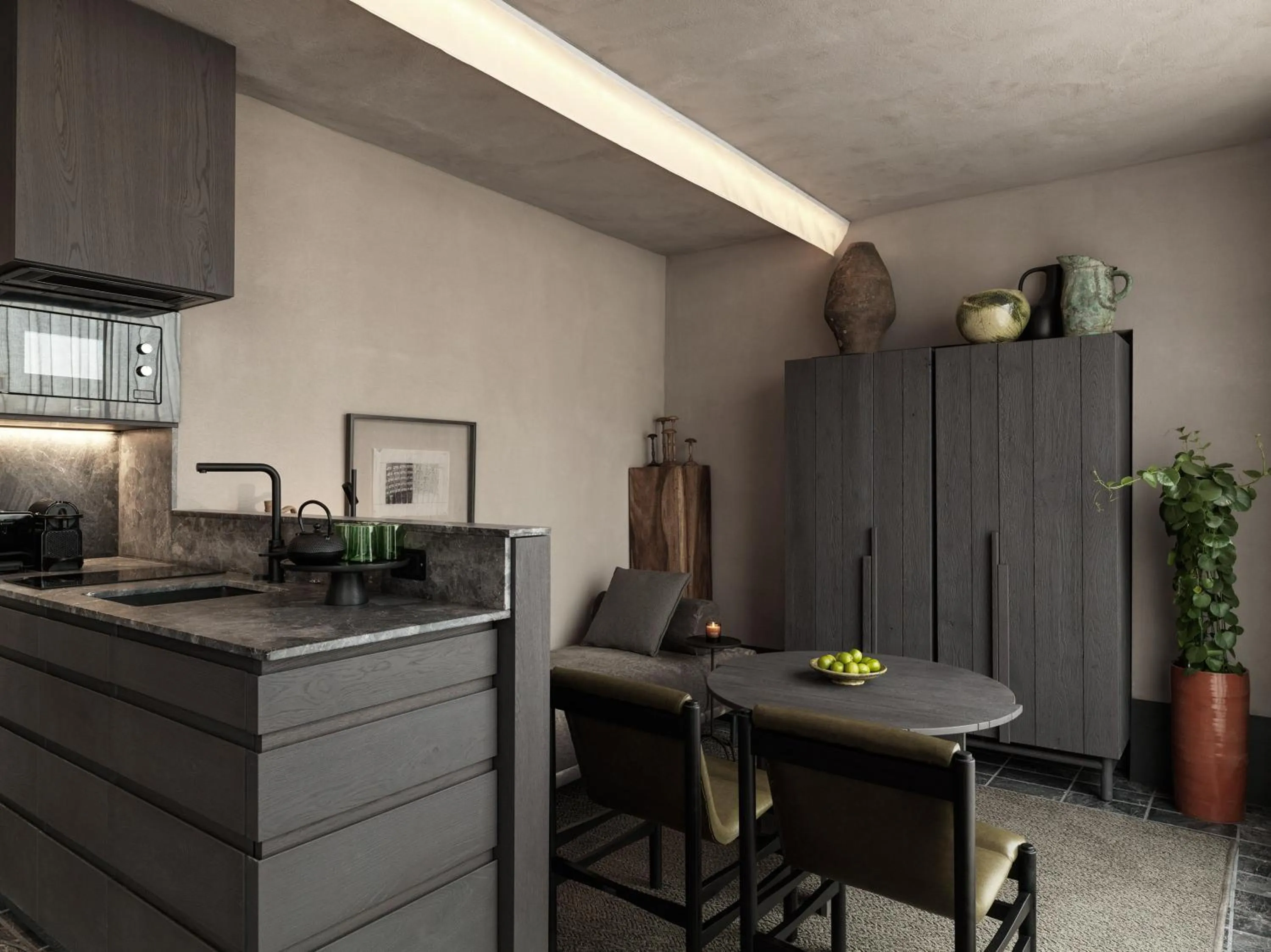 Kitchen or kitchenette in Monastik Living in Athina