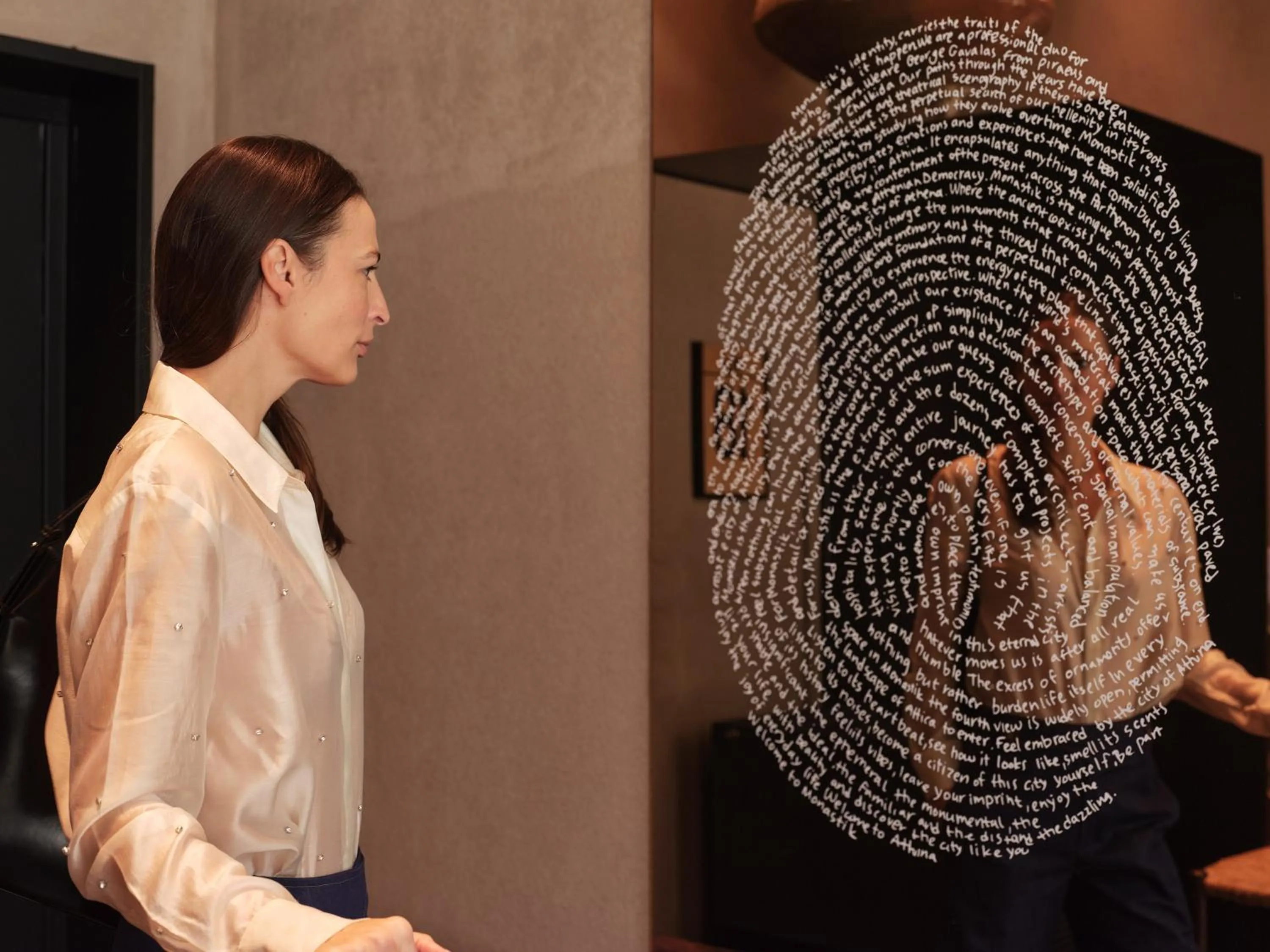 Decorative detail in Monastik Living in Athina