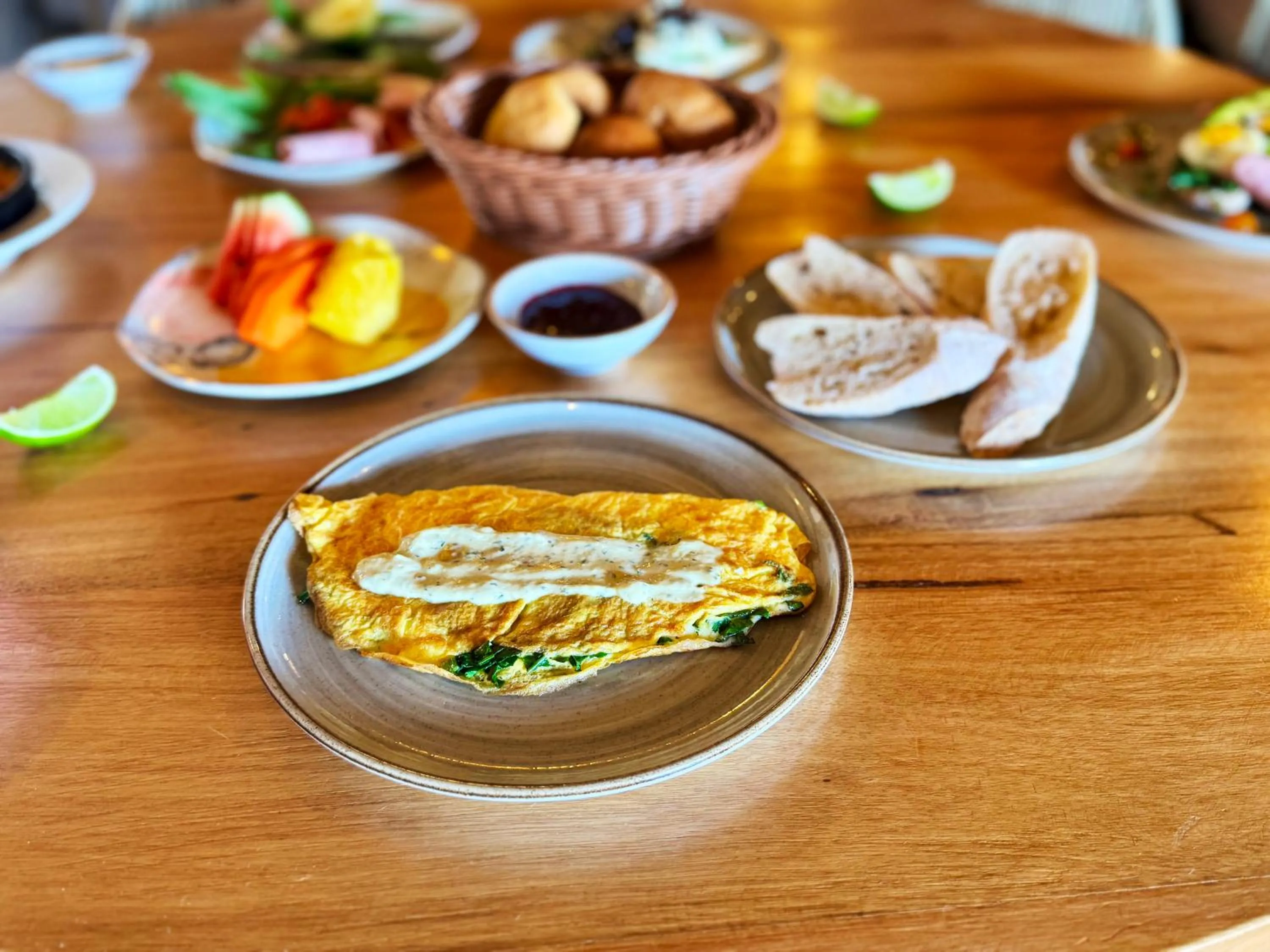 Breakfast in Hotel La Corada