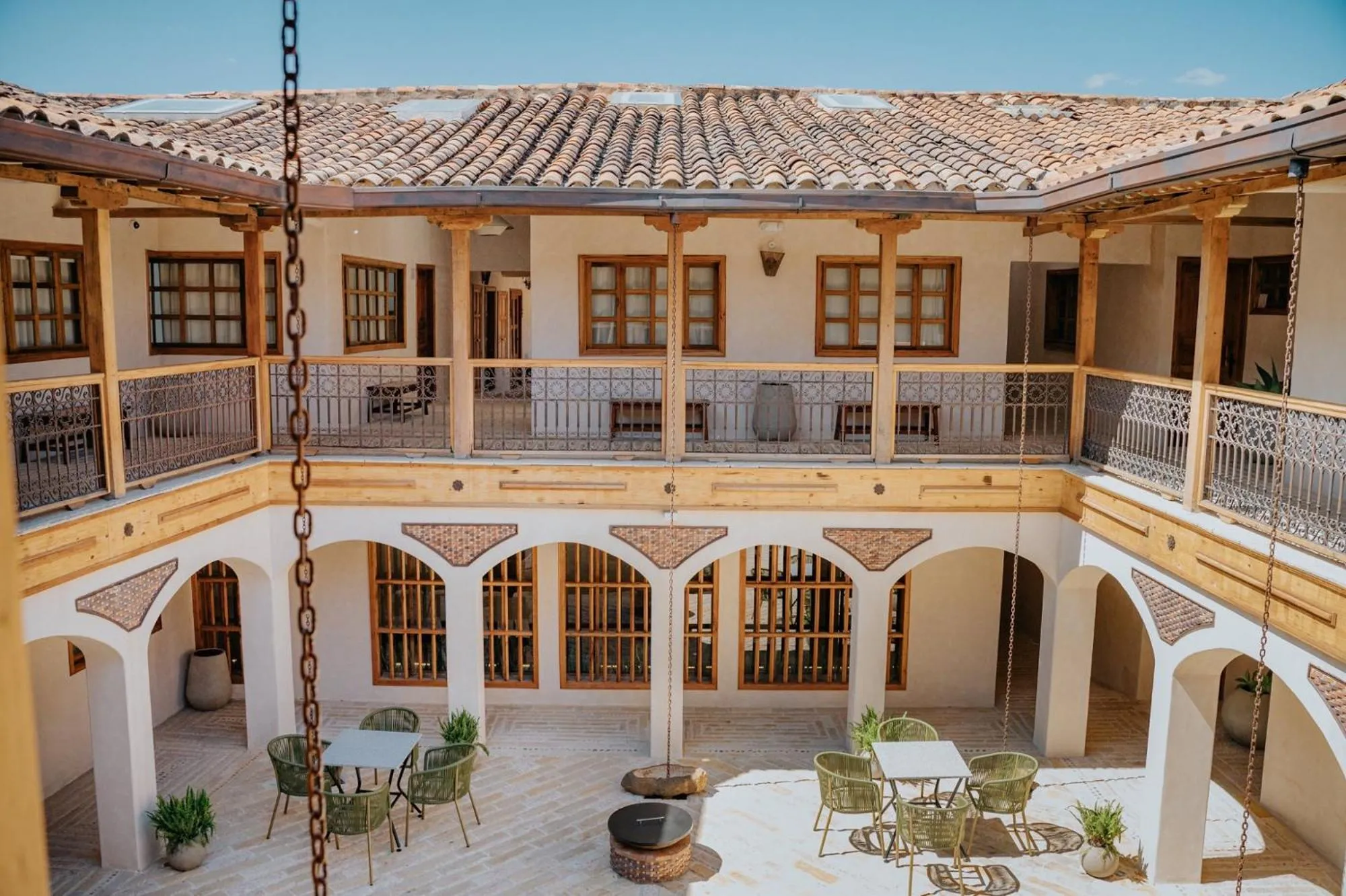 Patio in Hotel La Corada