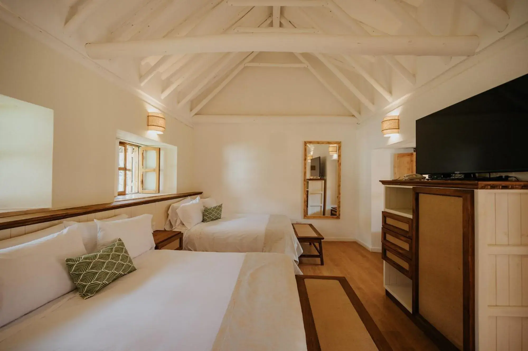 Bed in Hotel La Corada Bed in Hotel La Corada