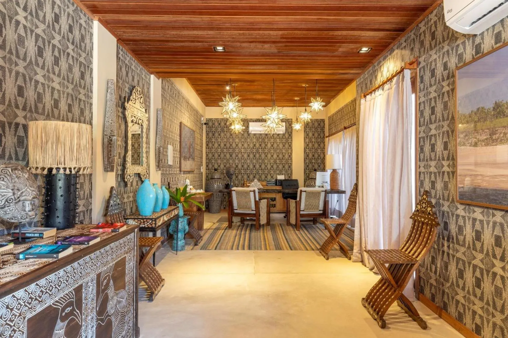 Lobby or reception in Filho do Vento Kite & Lodge