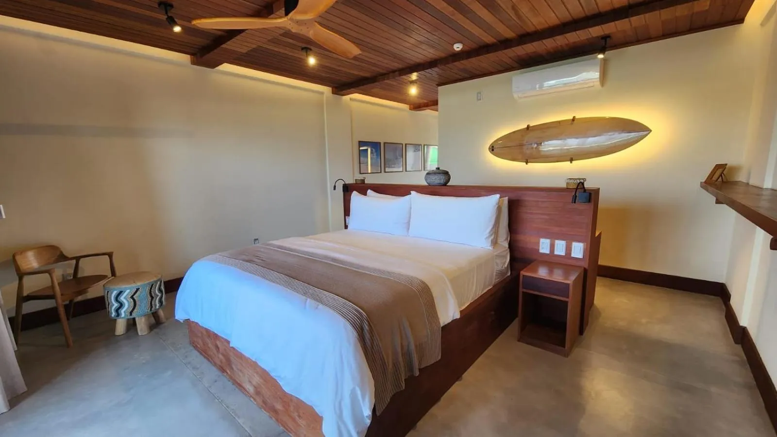 Bed in Filho do Vento Kite & Lodge